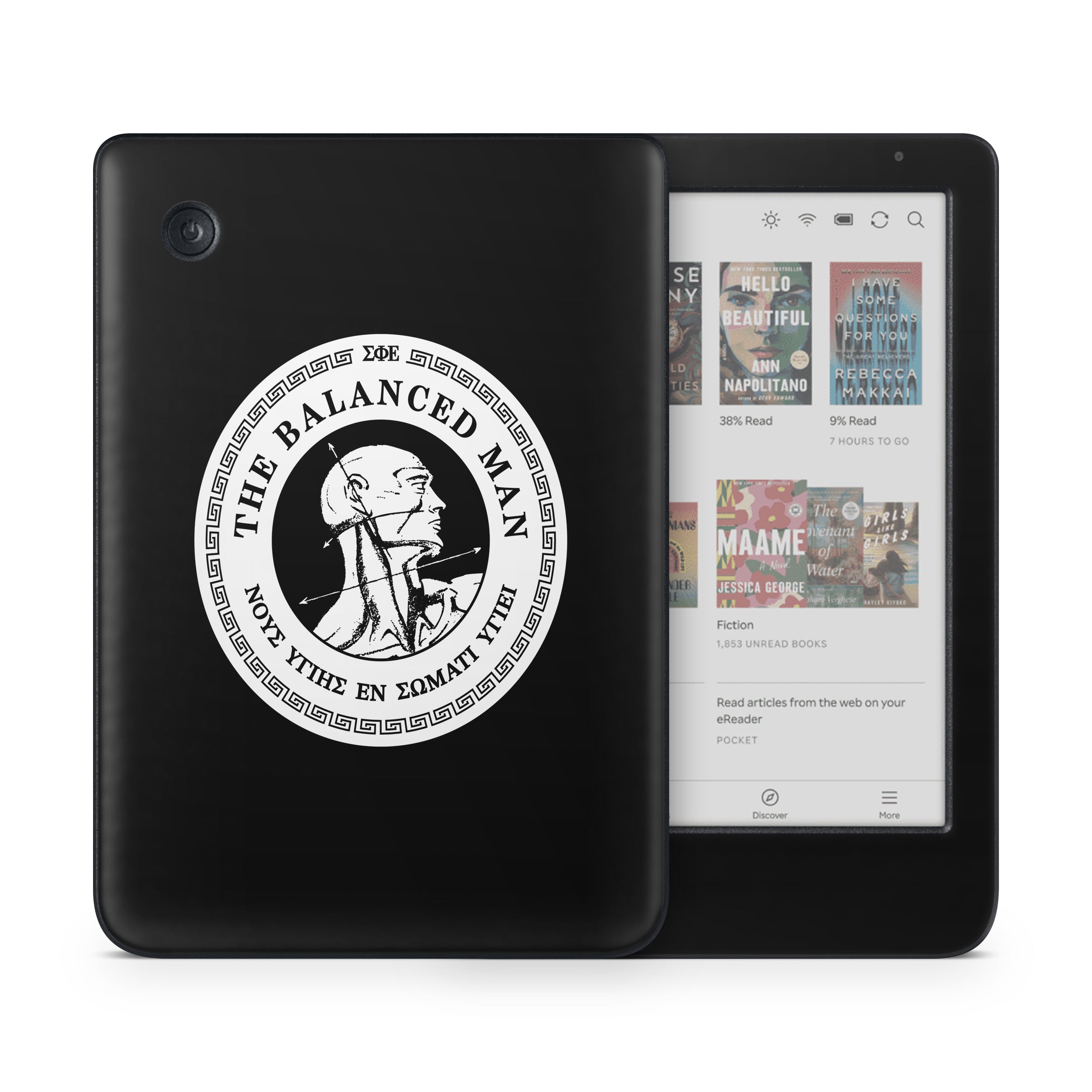 Sigma Phi Epsilon Balanced Man Black - Kobo Clara Colour Skin