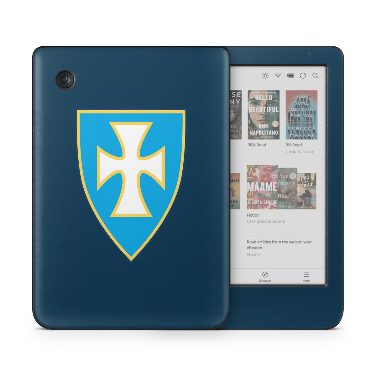 Sigma Chi Shield Navy - Kobo Clara Colour Skin