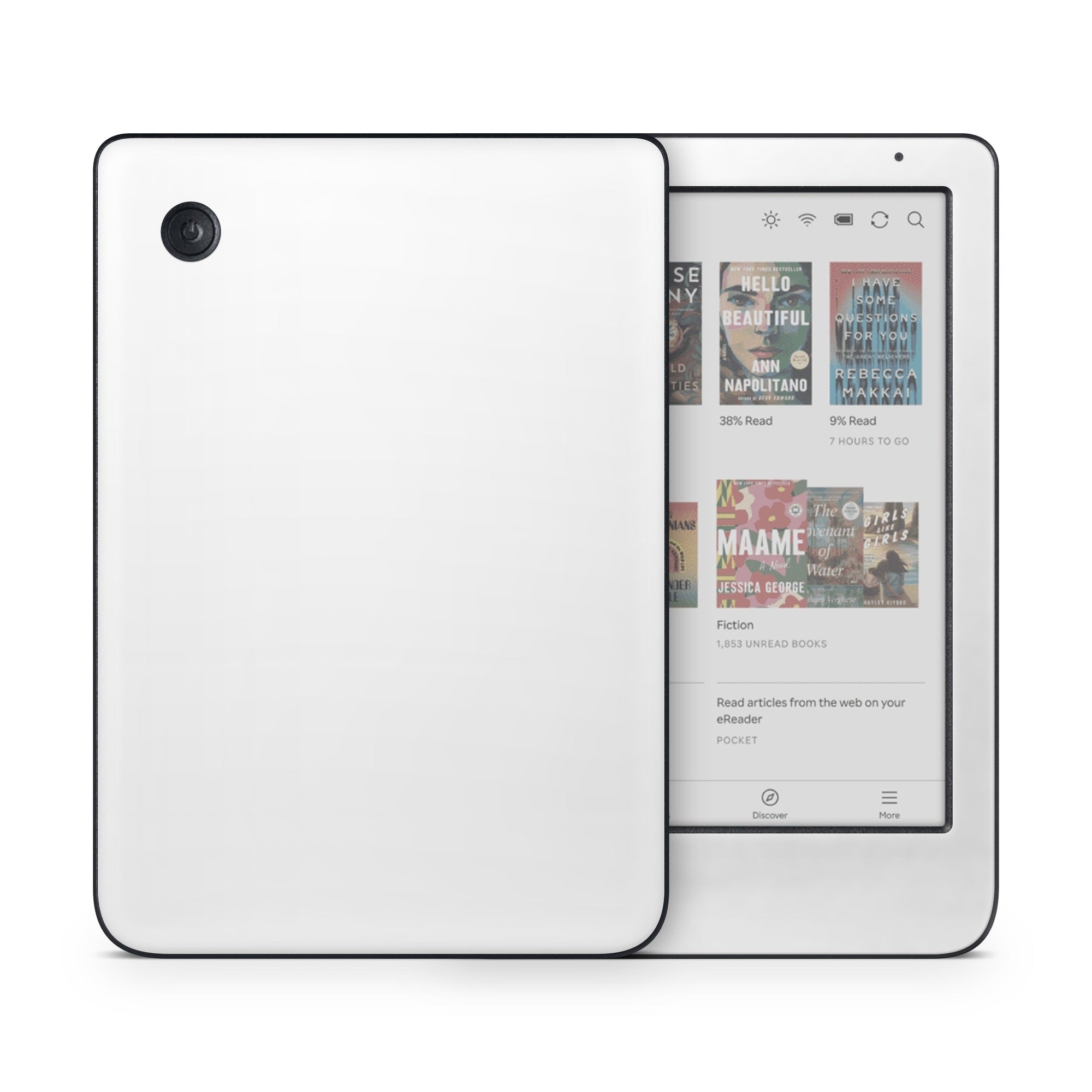 Solid State White - Kobo Clara Colour Skin
