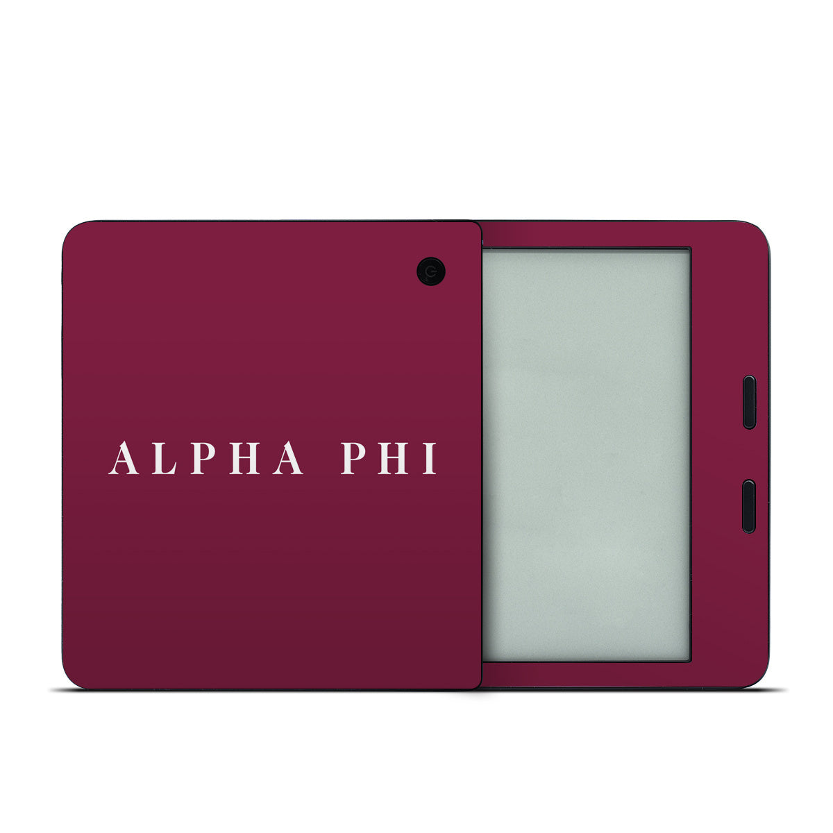 Alpha Phi Wordmark Bordeaux - Kobo Libra 2 Skin