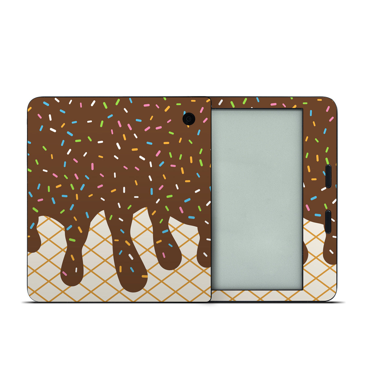 Chocolate Ice Cream Drip - Kobo Libra 2 Skin