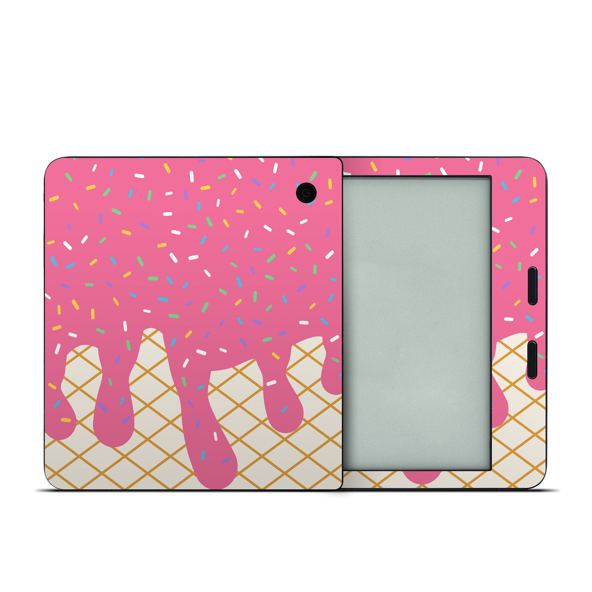 Strawberry Ice Cream Drip - Kobo Libra 2 Skin