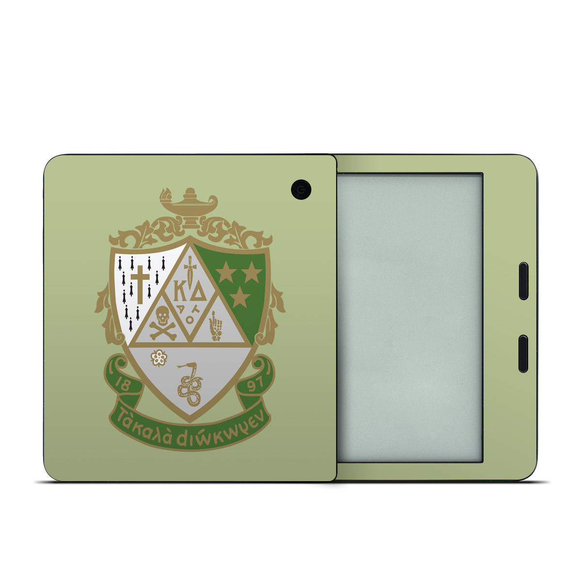 Kappa Delta Crest Light Olive - Kobo Libra 2 Skin