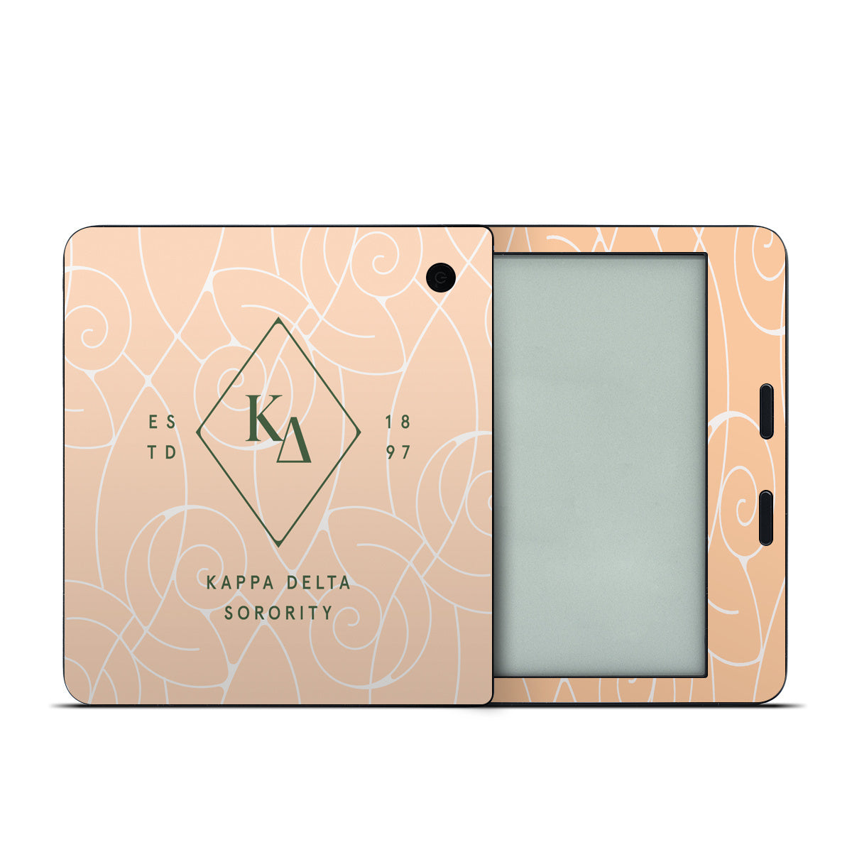 Kappa Delta Diamond Nautilus Waves - Kobo Libra 2 Skin
