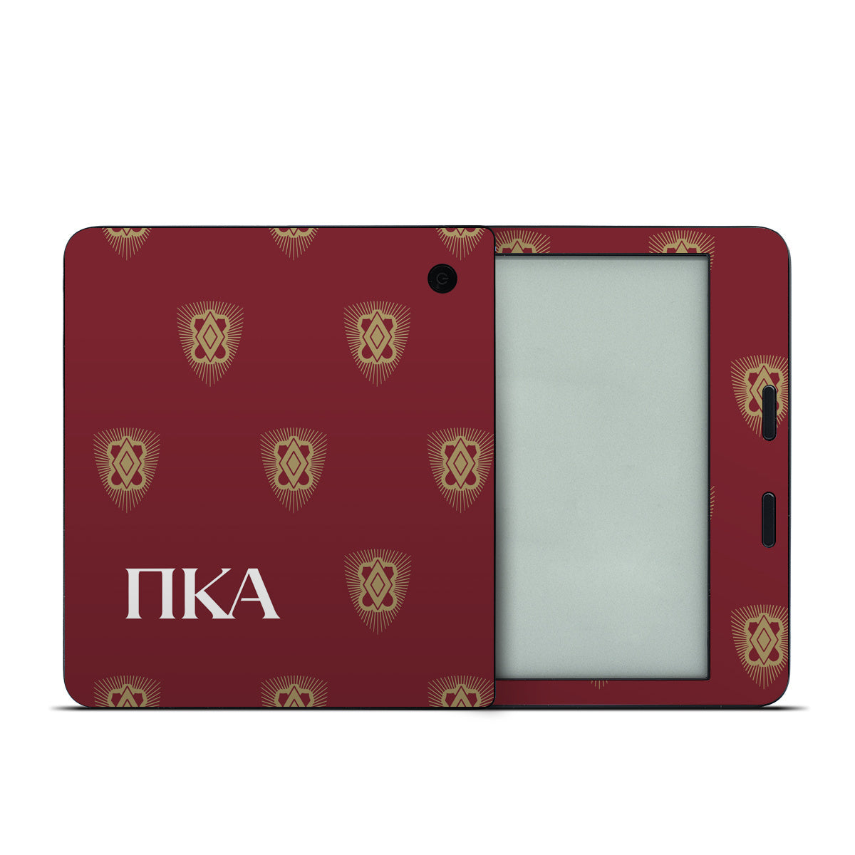 Pi Kappa Alpha Letters Shield Pattern Garnet - Kobo Libra 2 Skin