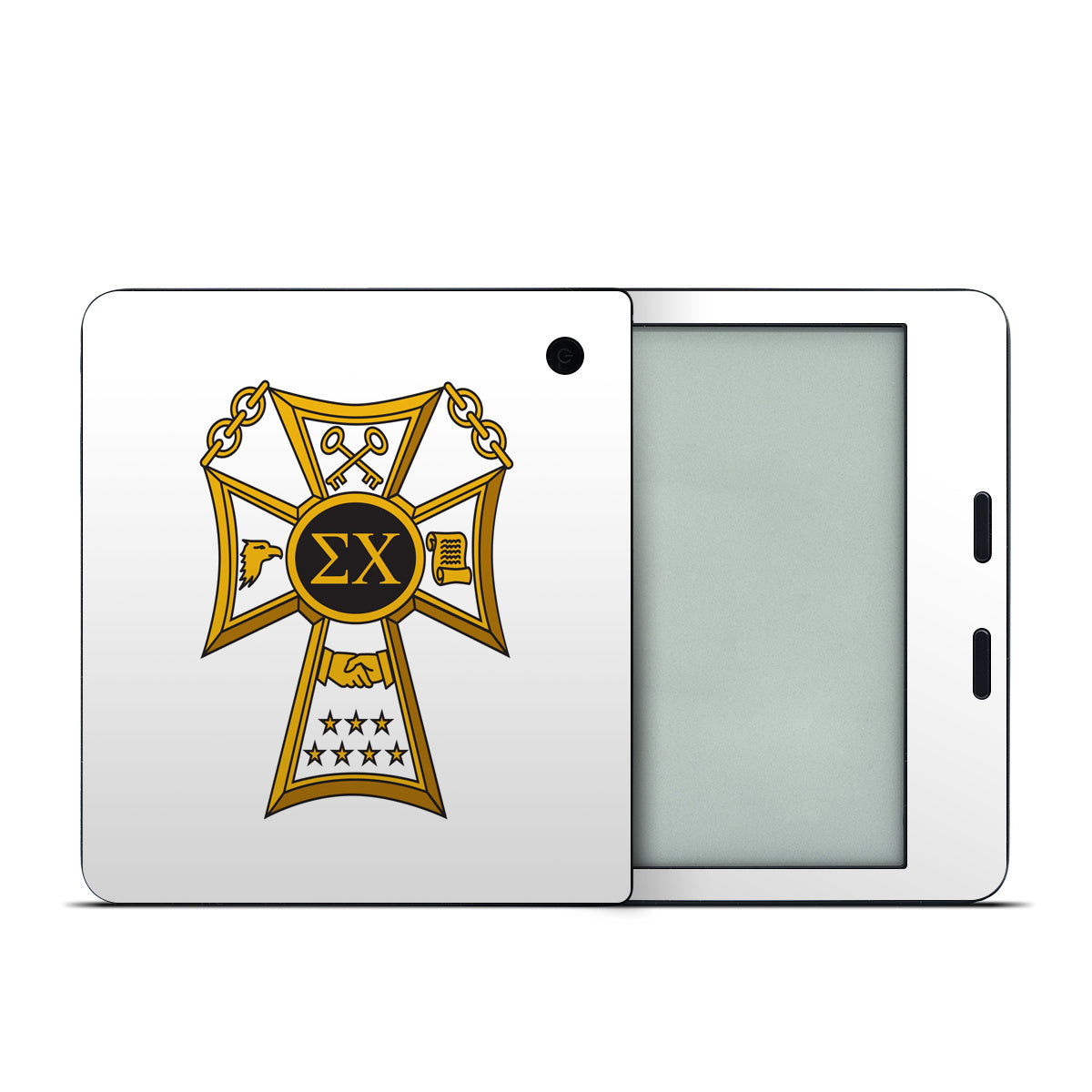 Sigma Chi Badge White - Kobo Libra 2 Skin