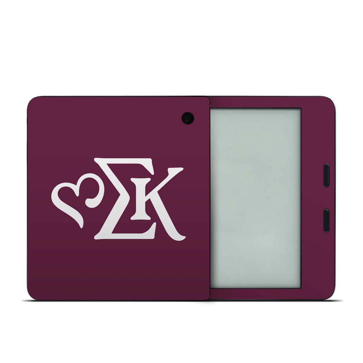 Sigma Kappa Greek Letters Dove Love on Mary Maroon - Kobo Libra 2 Skin