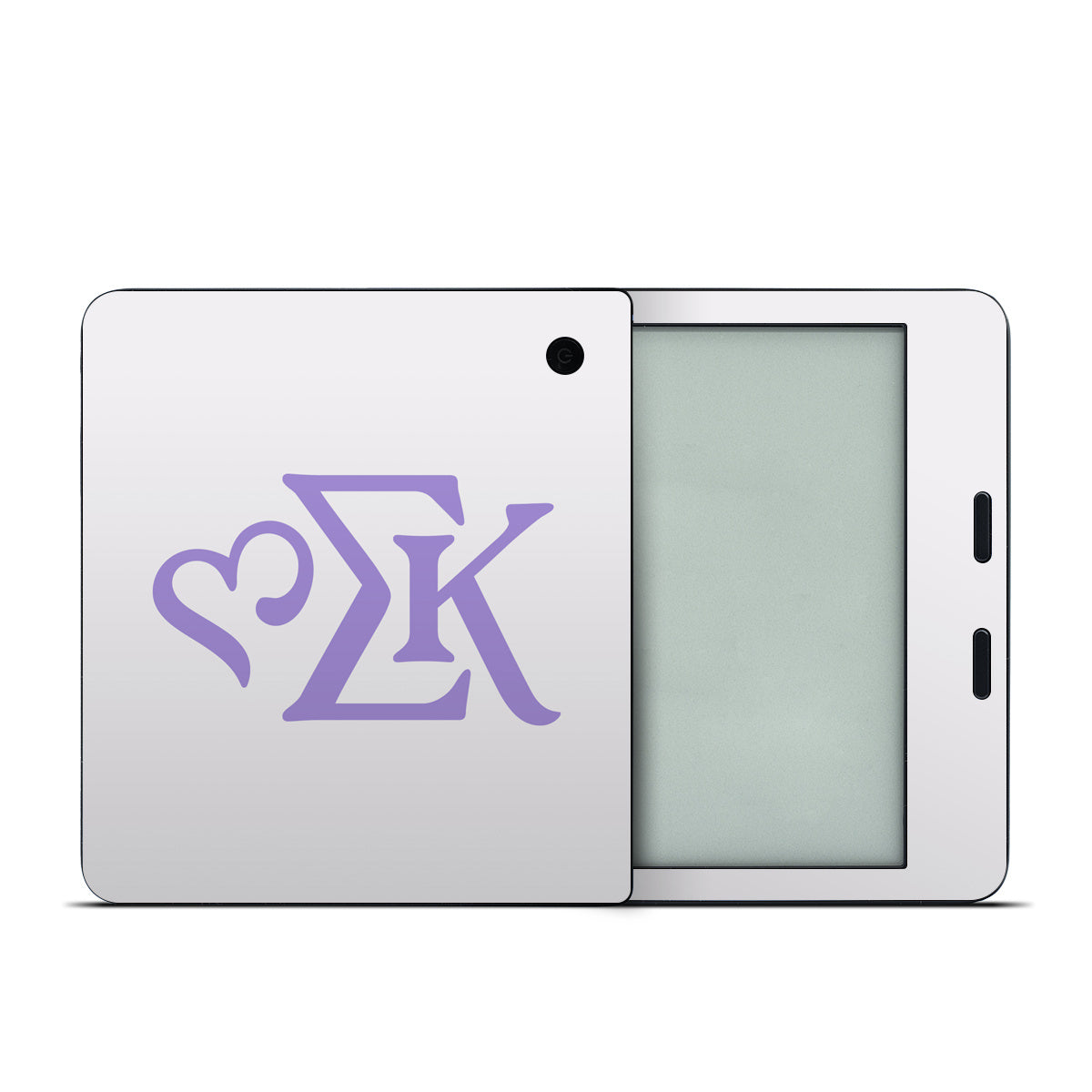 Sigma Kappa Greek Letters Legacy Lavender on Dove Love - Kobo Libra 2 Skin