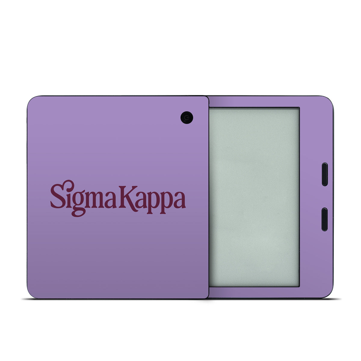 Sigma Kappa Primary Logo Mary Maroon on Legacy Lavender - Kobo Libra 2 Skin