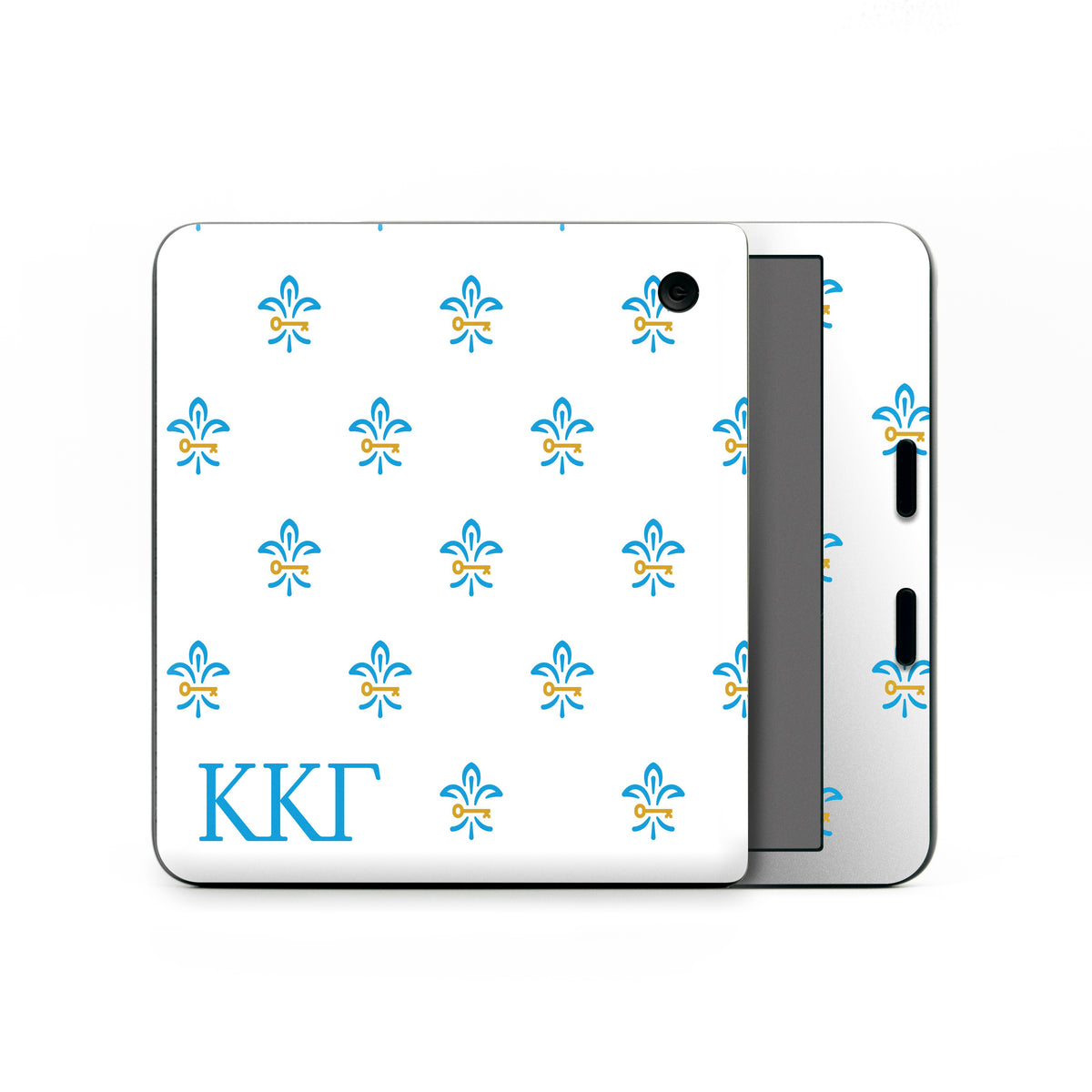 Kappa Kappa Gamma Fleur De Key Pattern White - Kobo Libra Colour Skin