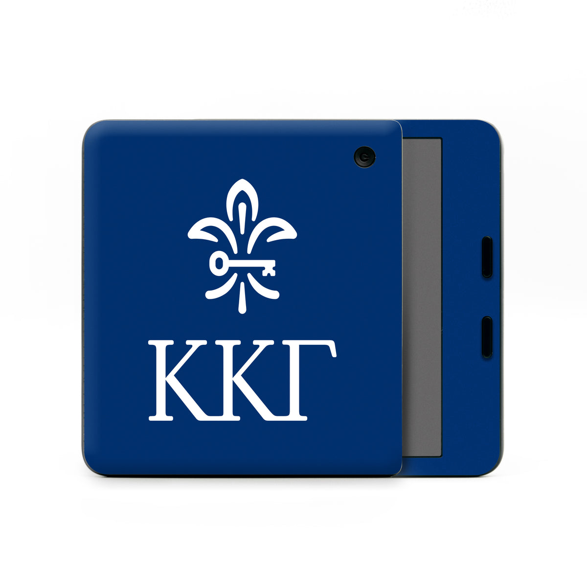 Kappa Kappa Gamma Letterkey Vertical Kappa Blue - Kobo Libra Colour Skin