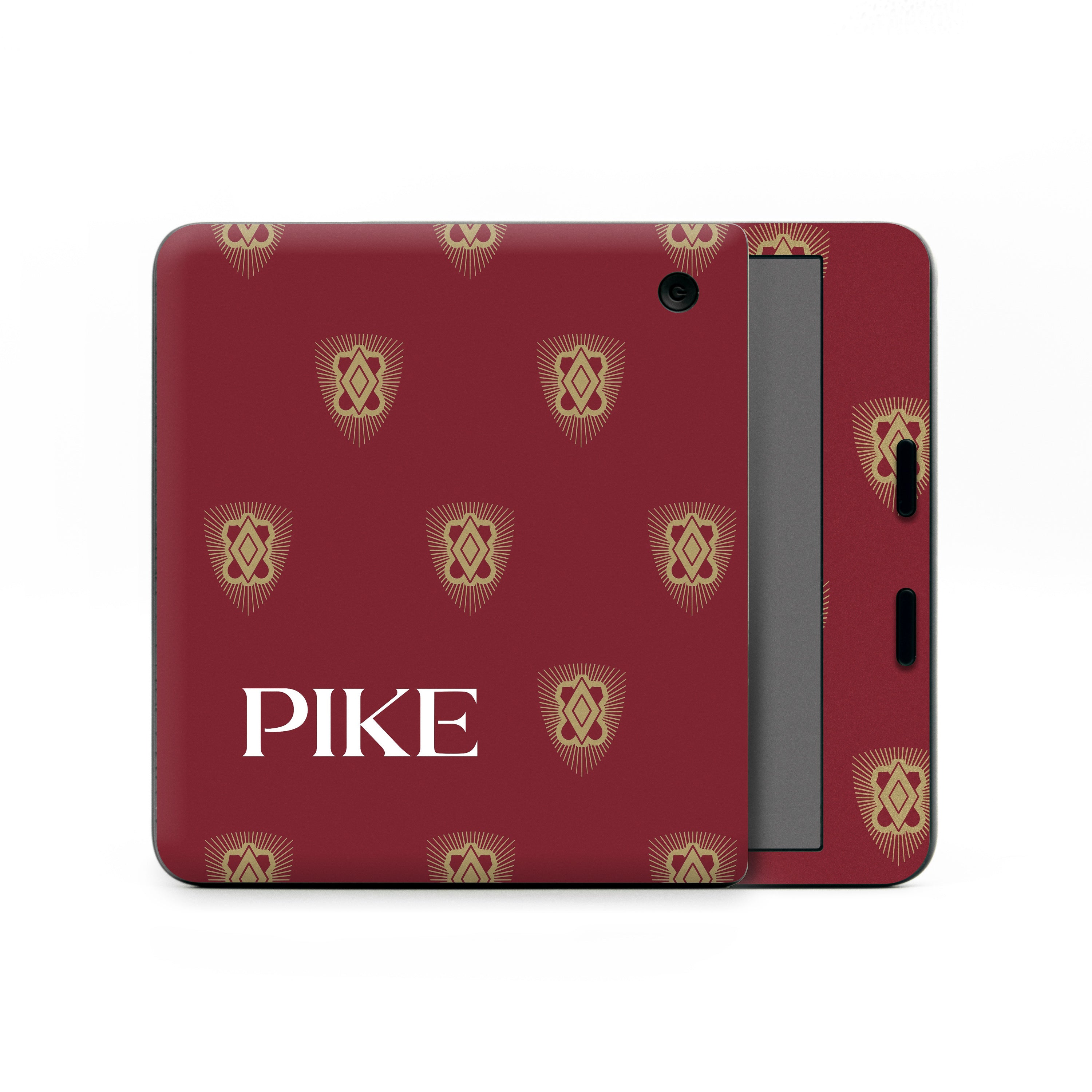Pi Kappa Alpha PIKE Shield Pattern Garnet - Kobo Libra Colour Skin