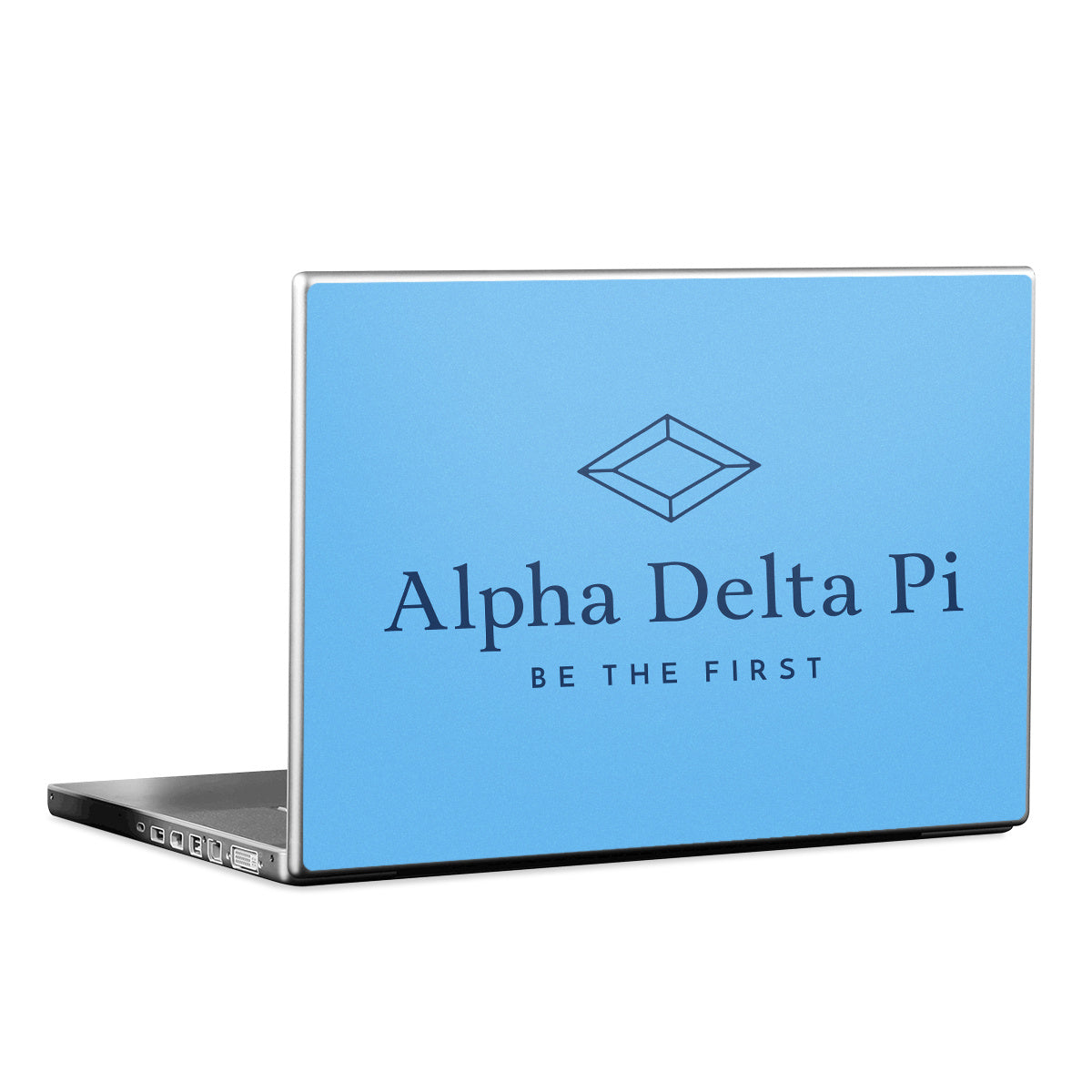 Alpha Delta Pi Primary Logo Adelphean Blue - Laptop Lid Skin