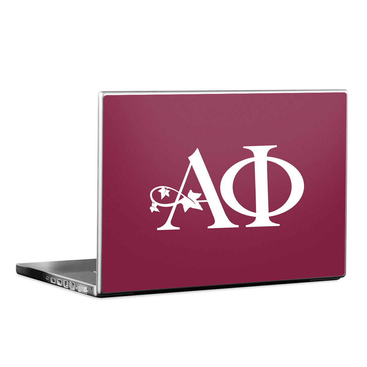 Alpha Phi Greek Letters Bordeaux - Laptop Lid Skin