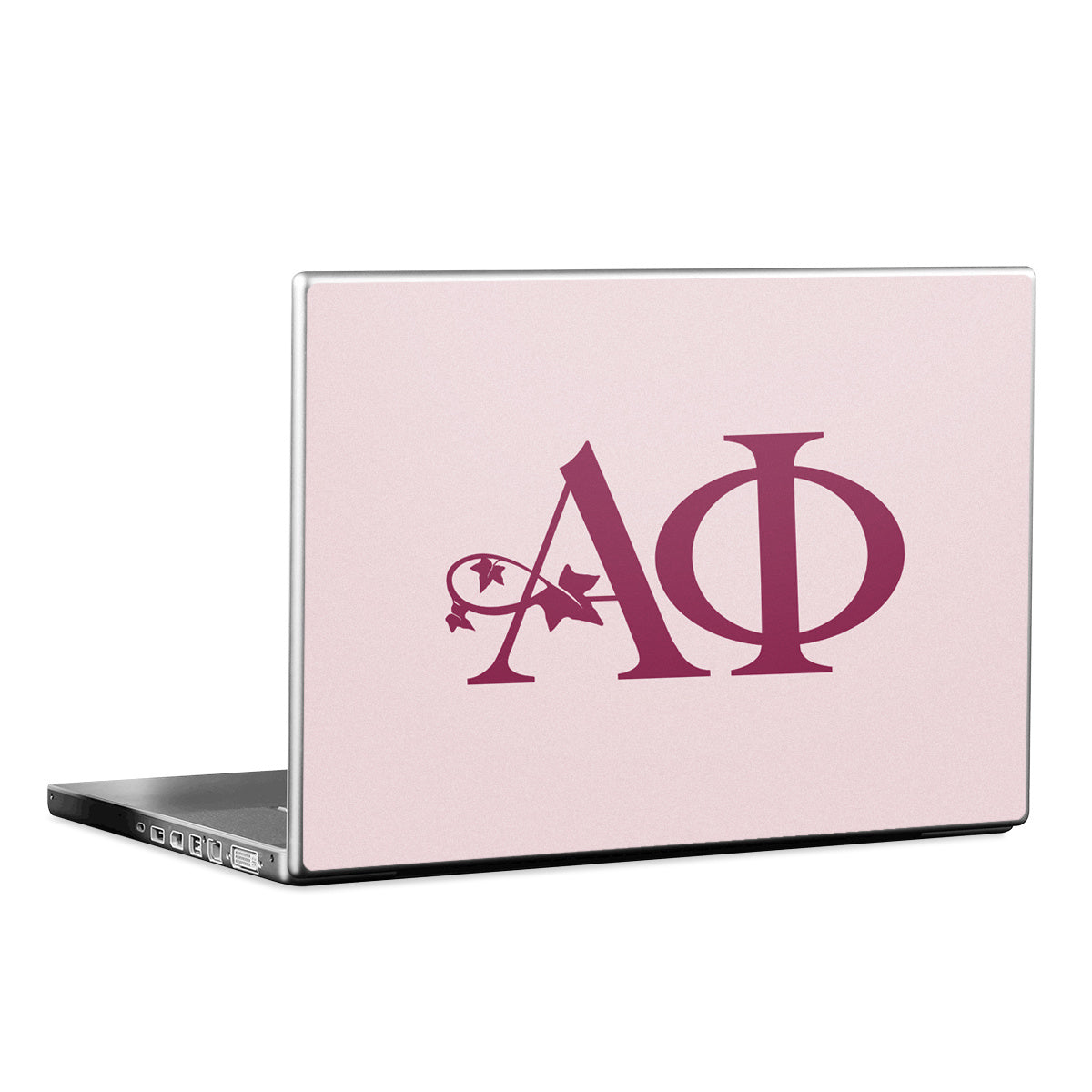 Alpha Phi Greek Letters Ivory - Laptop Lid Skin