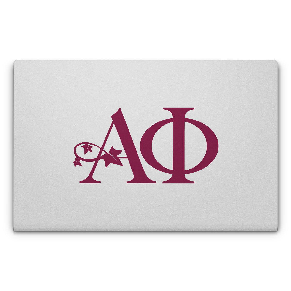 Alpha Phi Greek Letters Silver - Laptop Lid Skin
