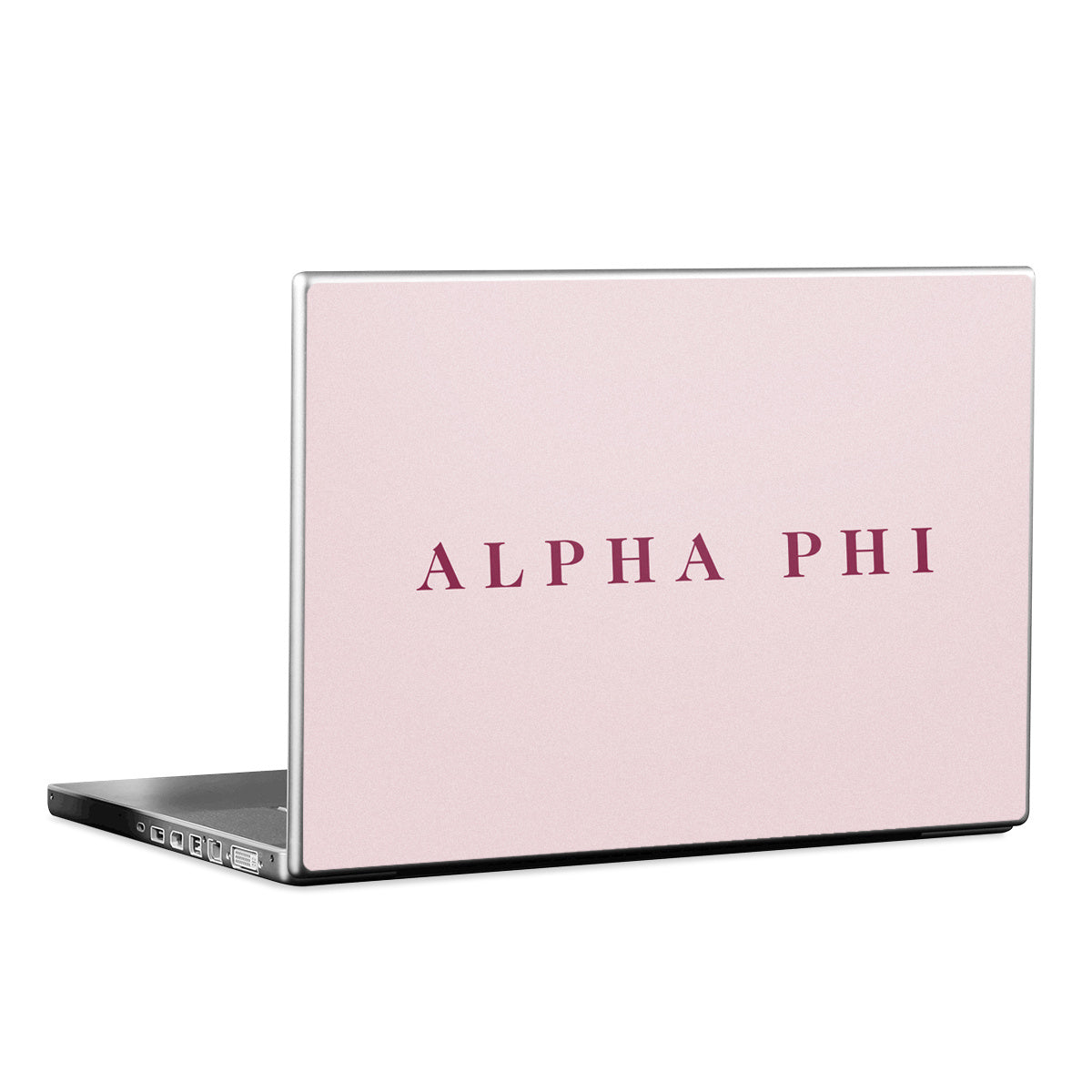 Alpha Phi Wordmark Ivory - Laptop Lid Skin