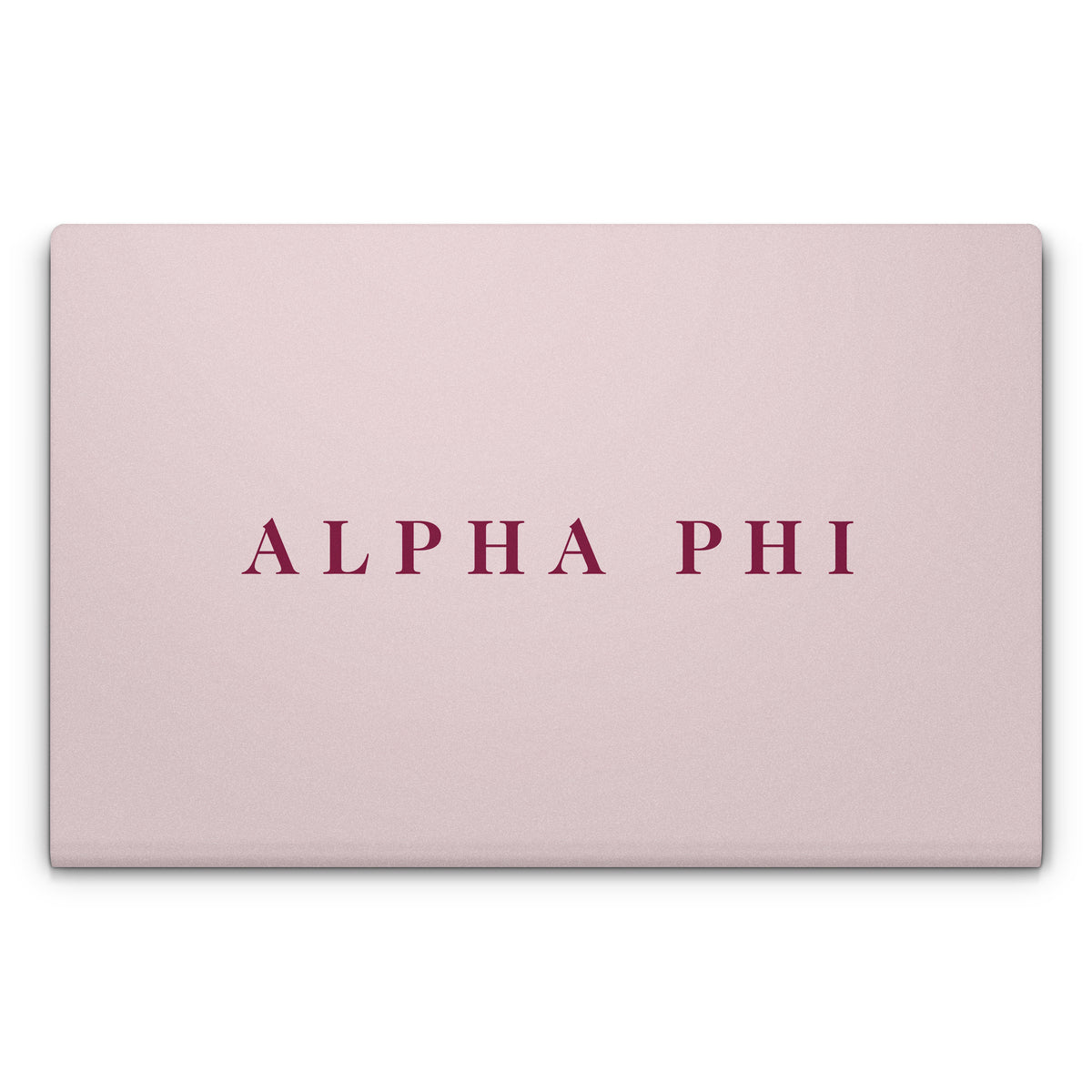 Alpha Phi Wordmark Ivory - Laptop Lid Skin