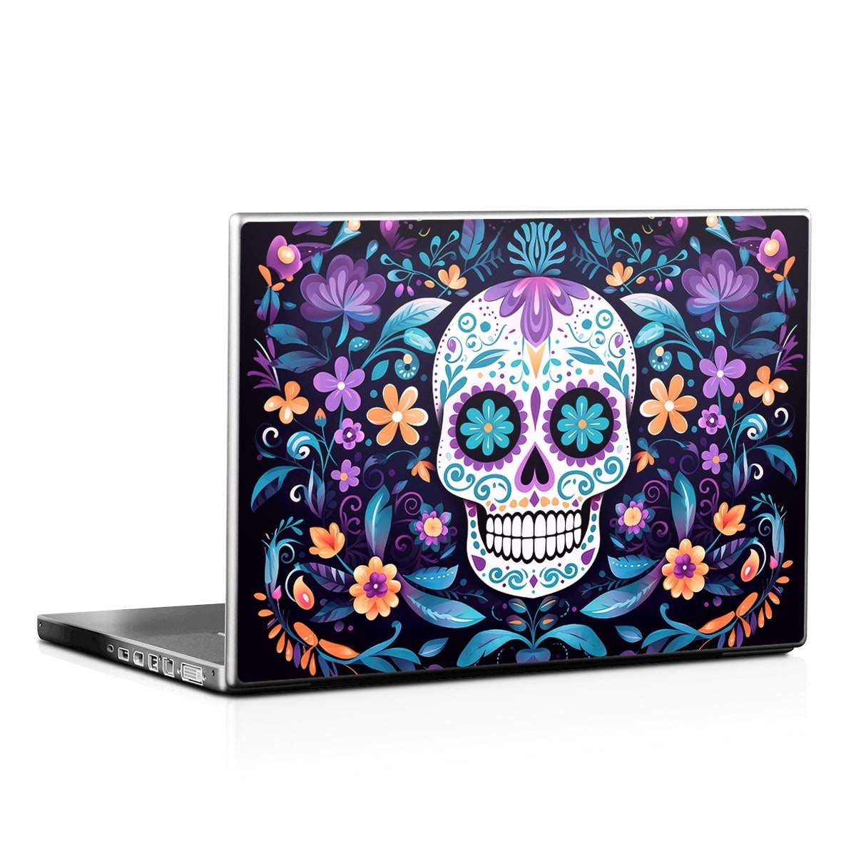 Calavera Azul - Laptop Lid Skin