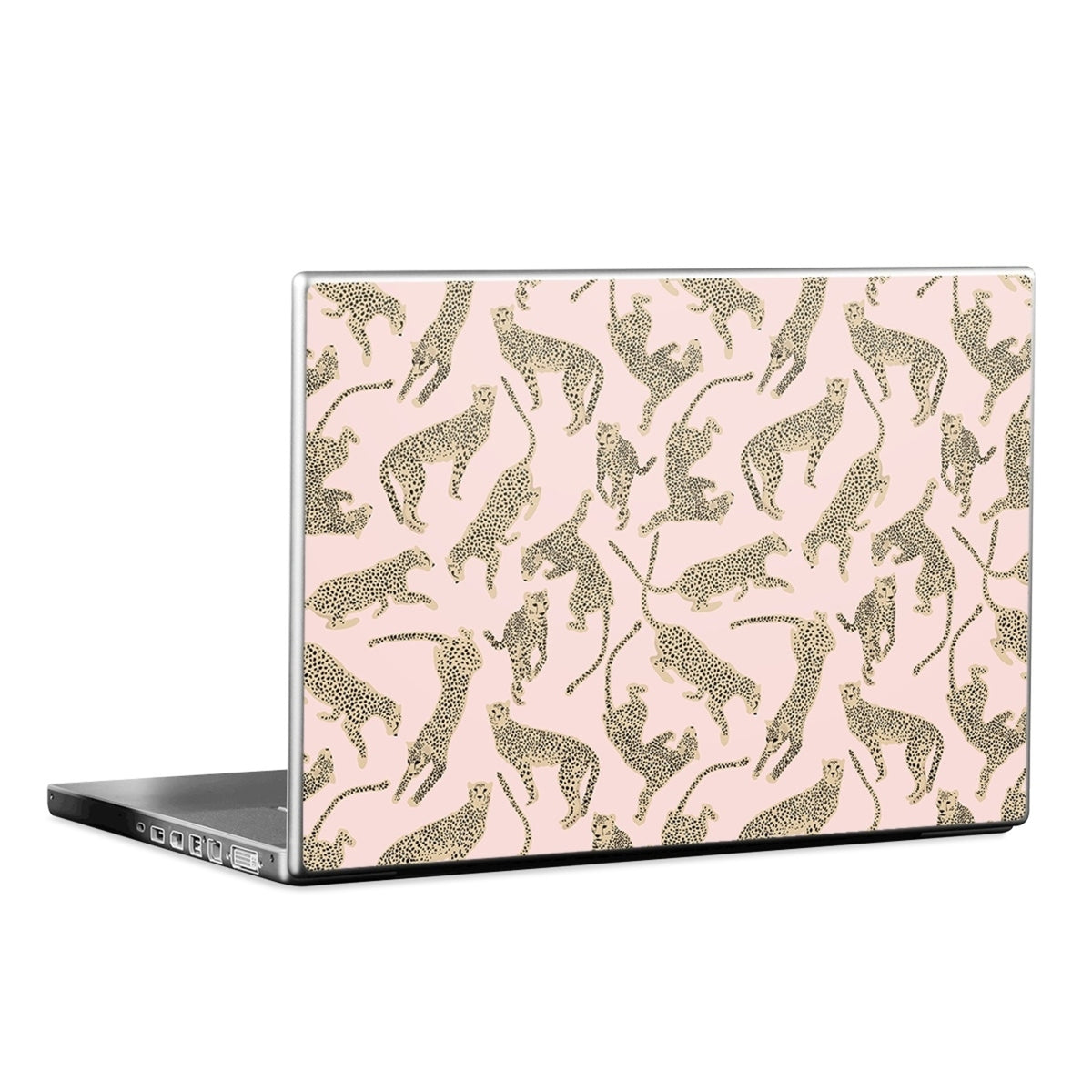 Pink Computer Cheetah Cheetahs Pink - Laptop Lid Skin