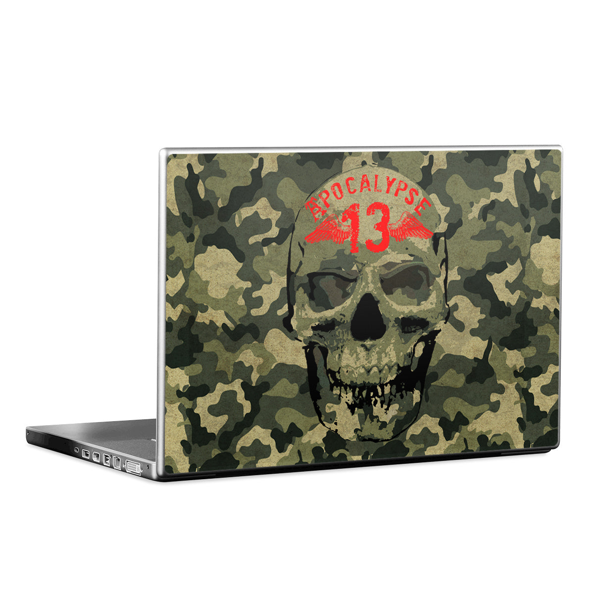 Camo Skull - Laptop Lid Skin