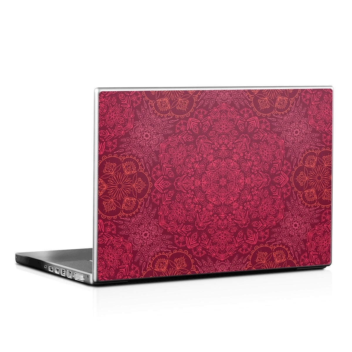 Floral Vortex - Laptop Lid Skin