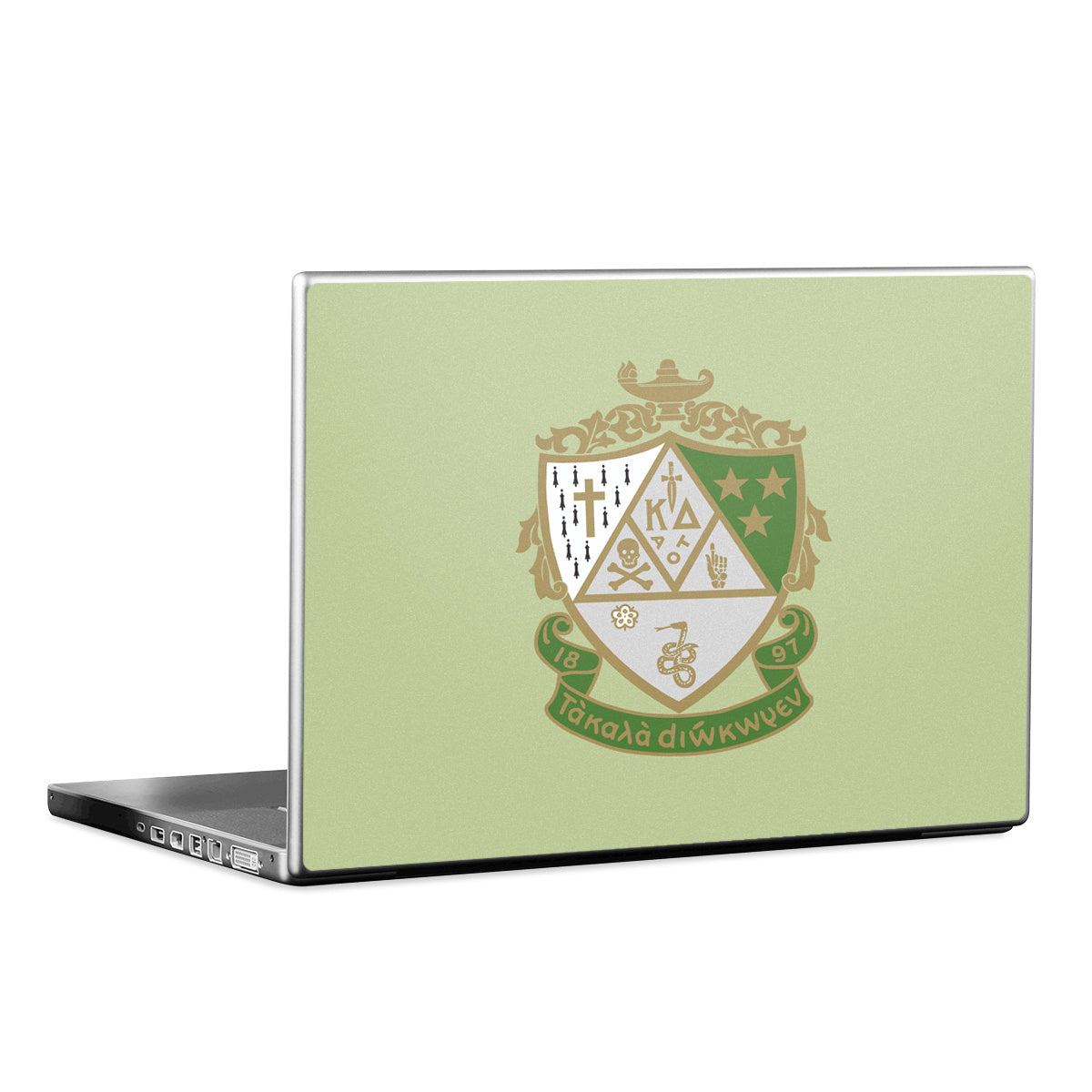Kappa Delta Crest Light Olive - Laptop Lid Skin