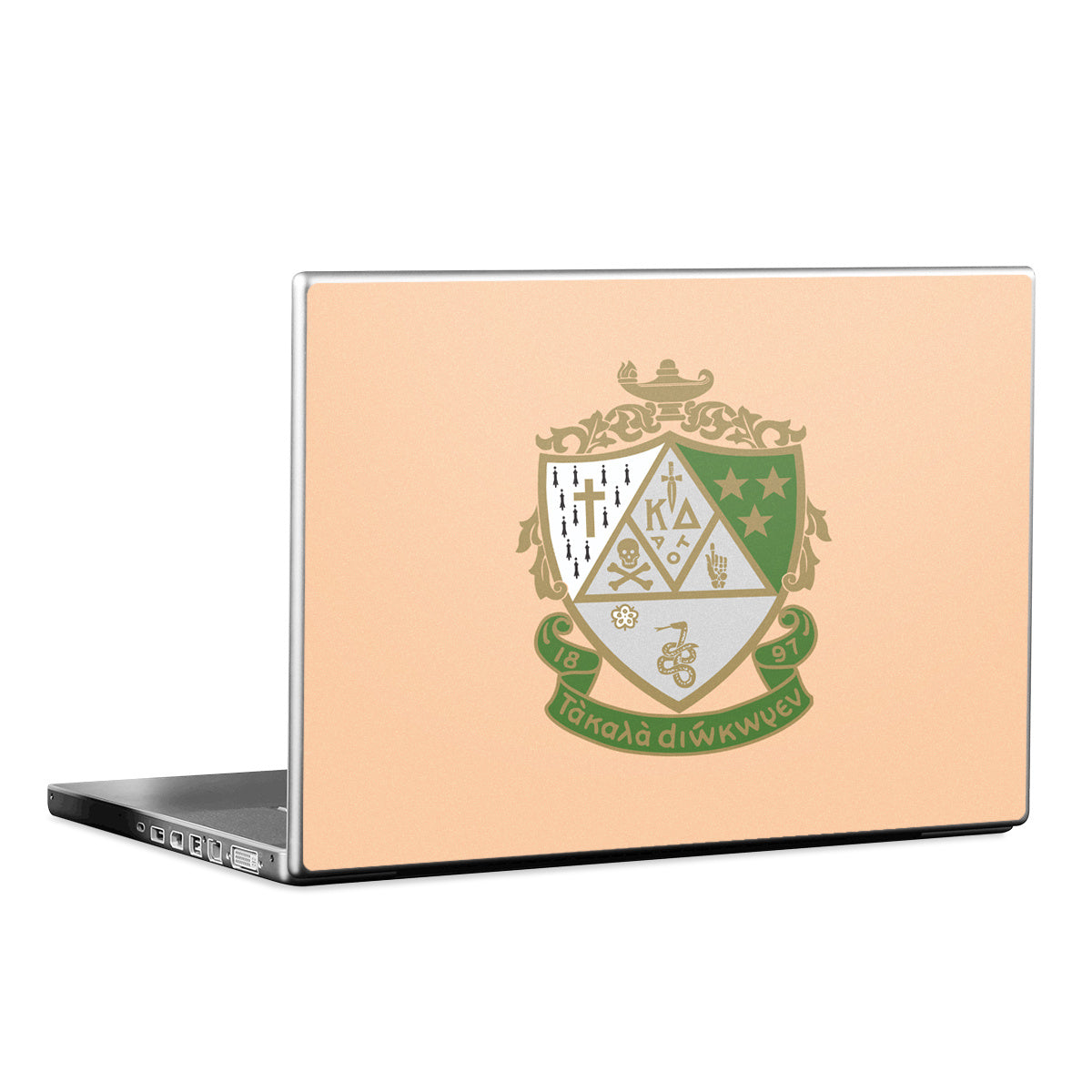 Kappa Delta Crest Empowered Peach - Laptop Lid Skin