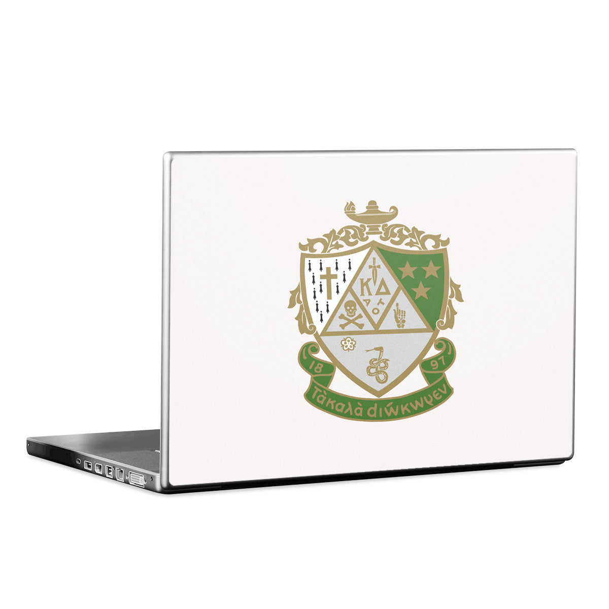 Kappa Delta Crest Pearl White - Laptop Lid Skin