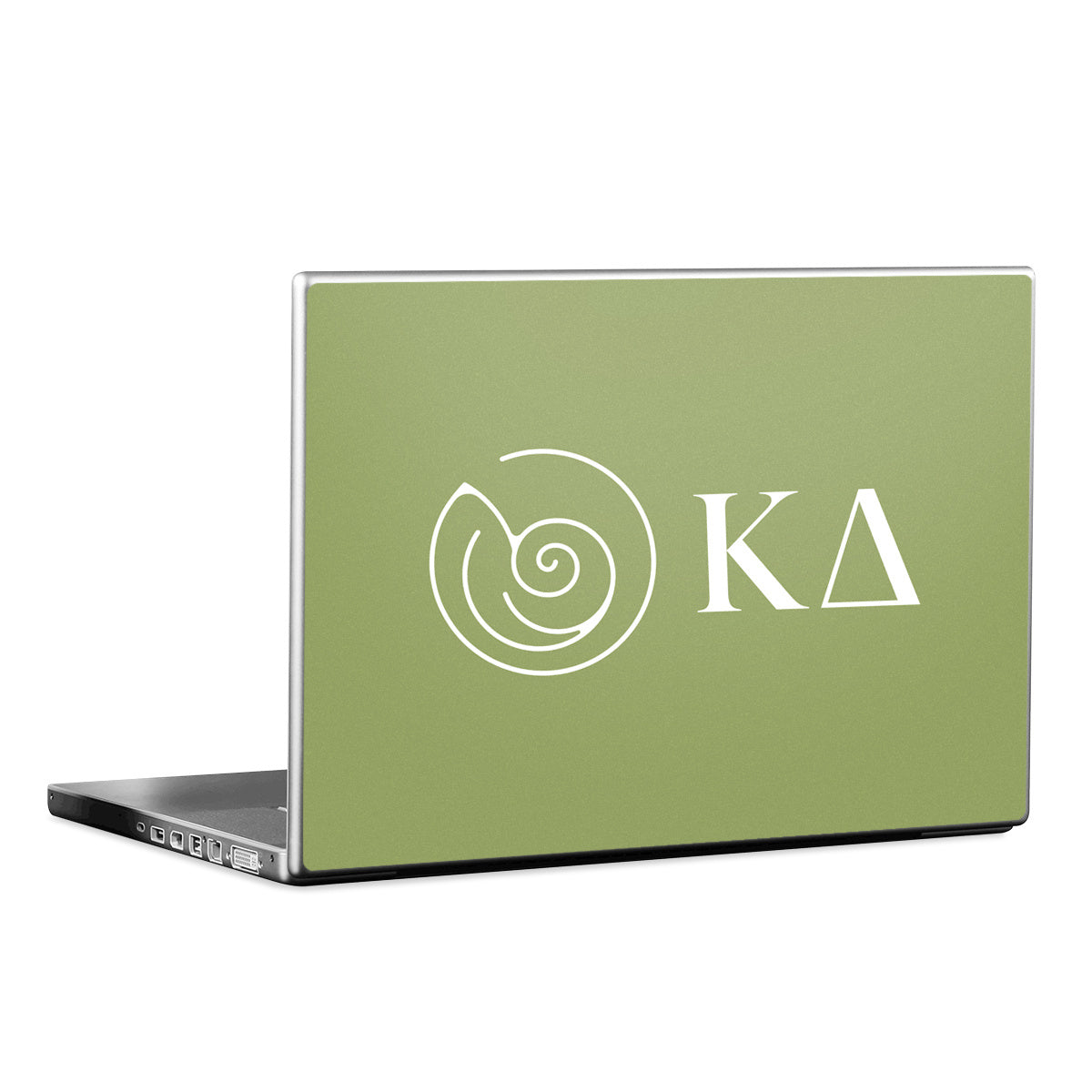 Kappa Delta Greek Letters KD Olive - Laptop Lid Skin