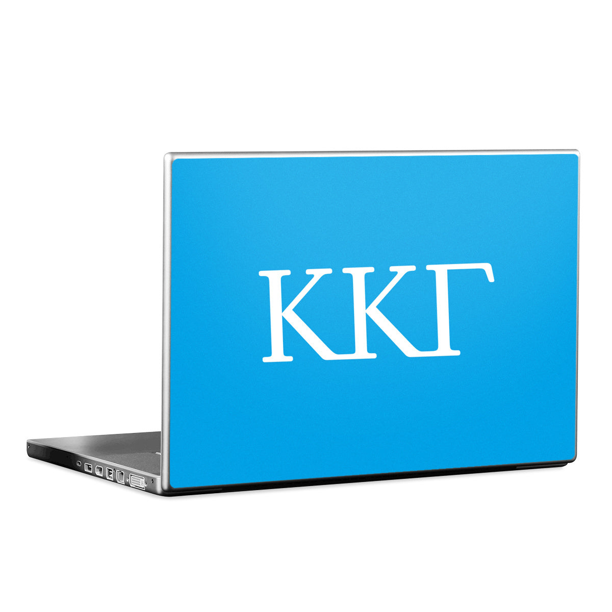 Kappa Kappa Gamma Greek Letters Gamma Blue - Laptop Lid Skin