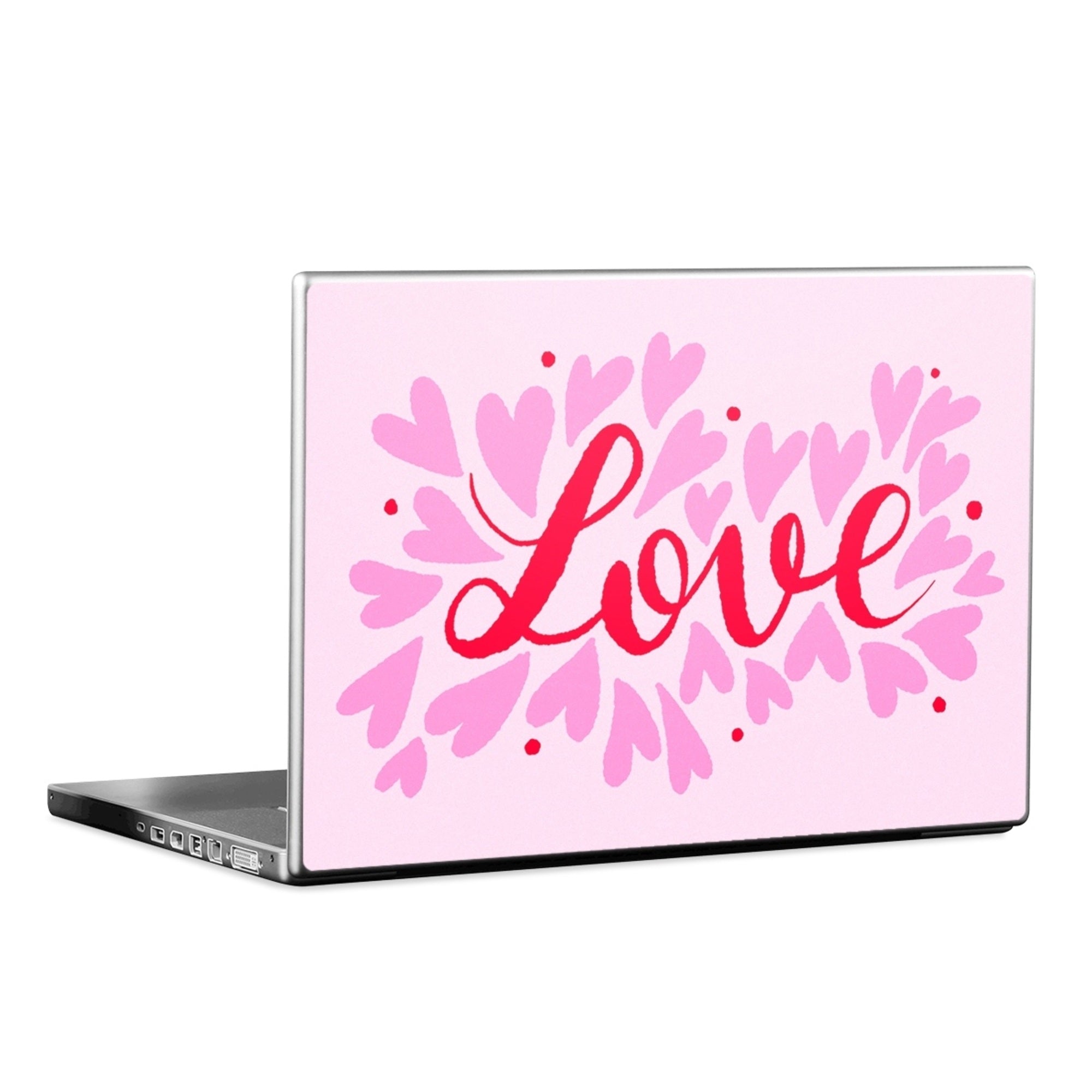 Love Hearts - Laptop Lid Skin