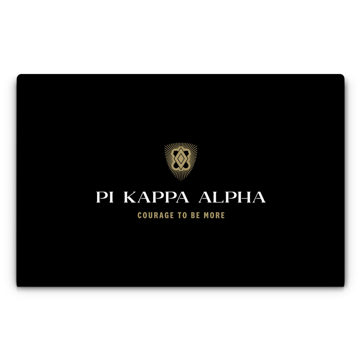 Pi Kappa Alpha Formal Logo Black - Laptop Lid Skin