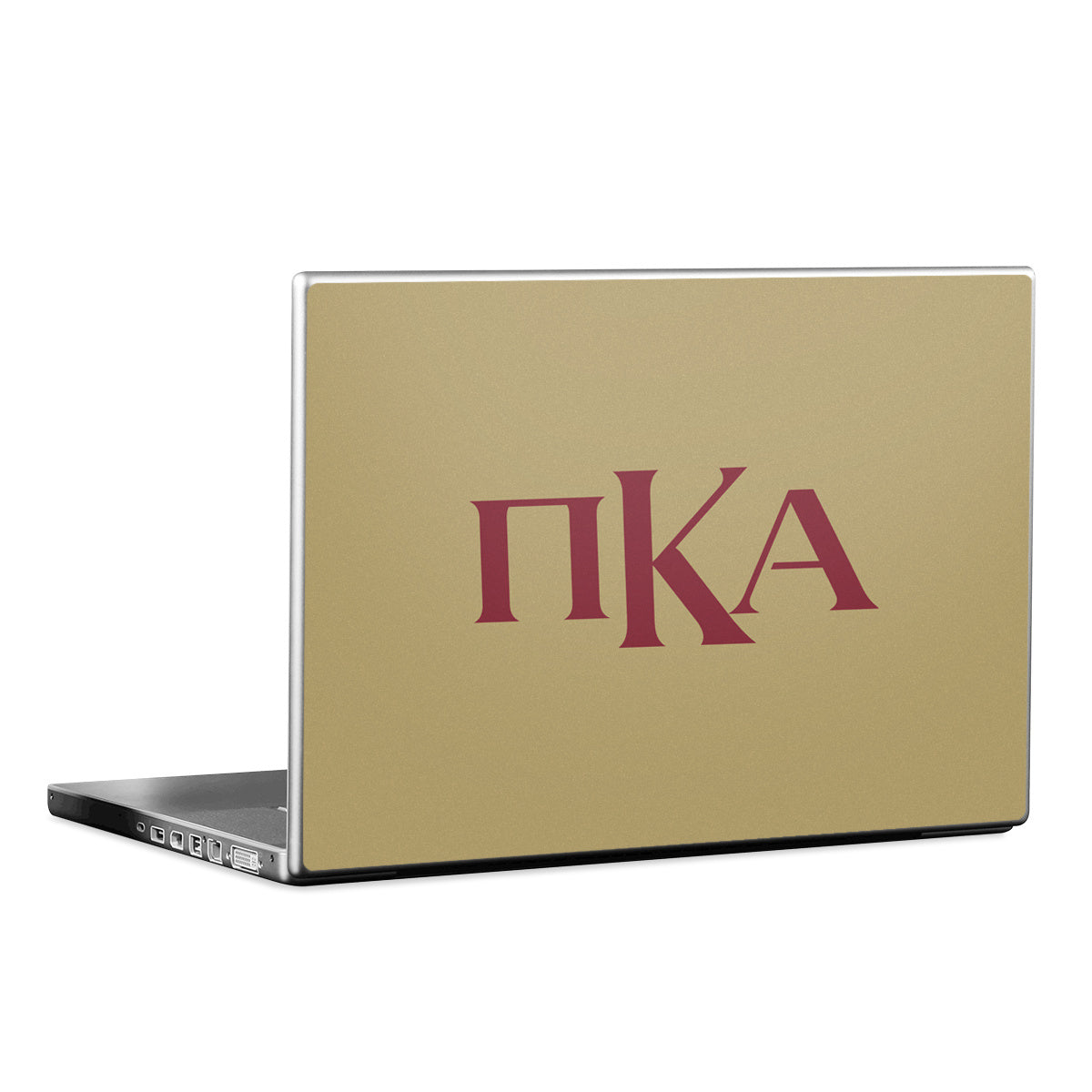 Pi Kappa Alpha Greek Letters Gold - Laptop Lid Skin