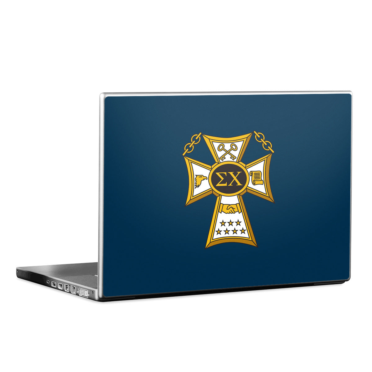 Sigma Chi Badge Navy - Laptop Lid Skin
