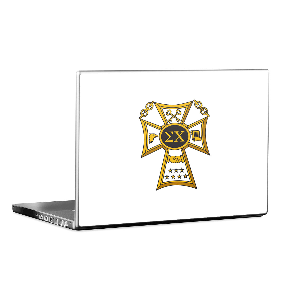 Sigma Chi Badge White - Laptop Lid Skin