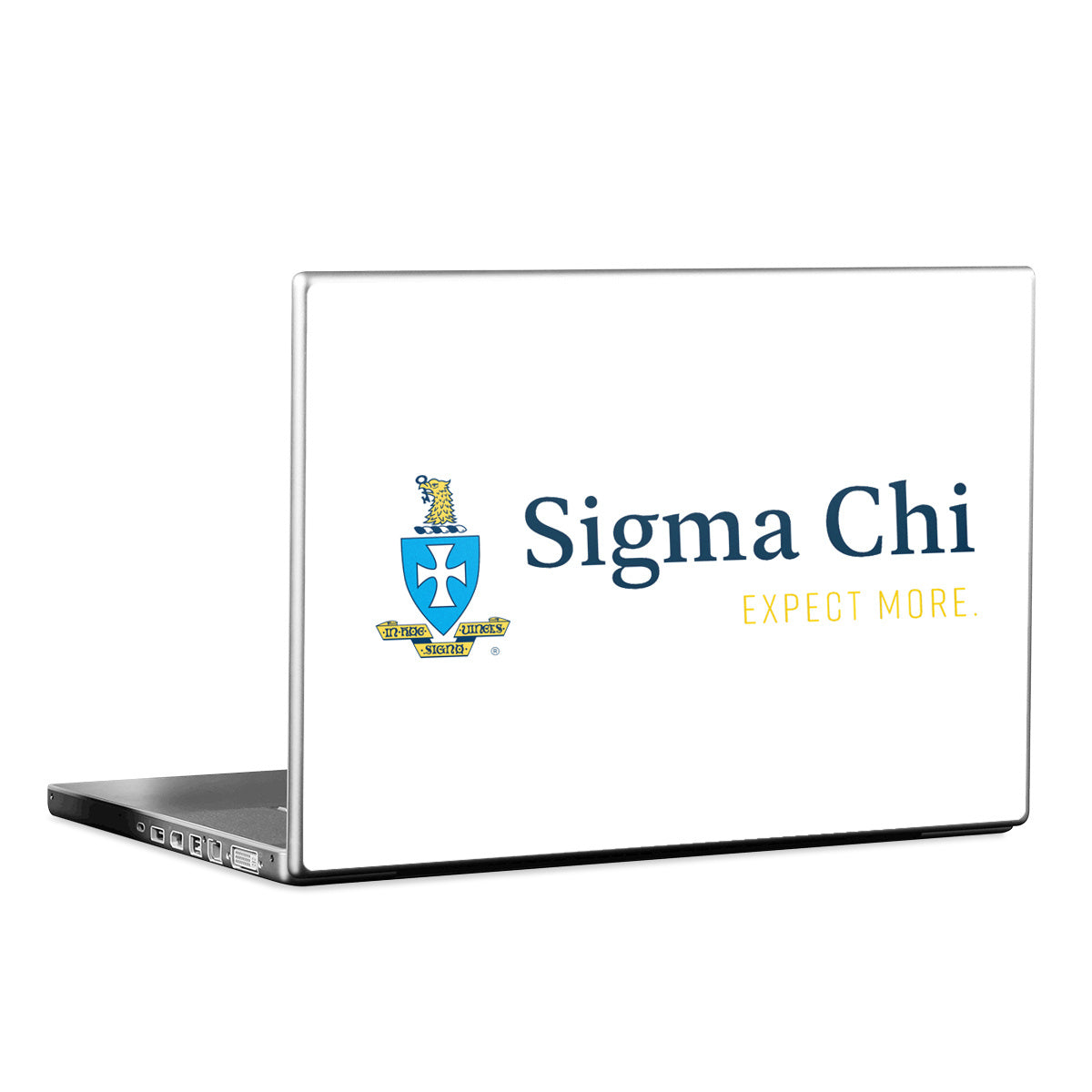 Sigma Chi Logo White - Laptop Lid Skin