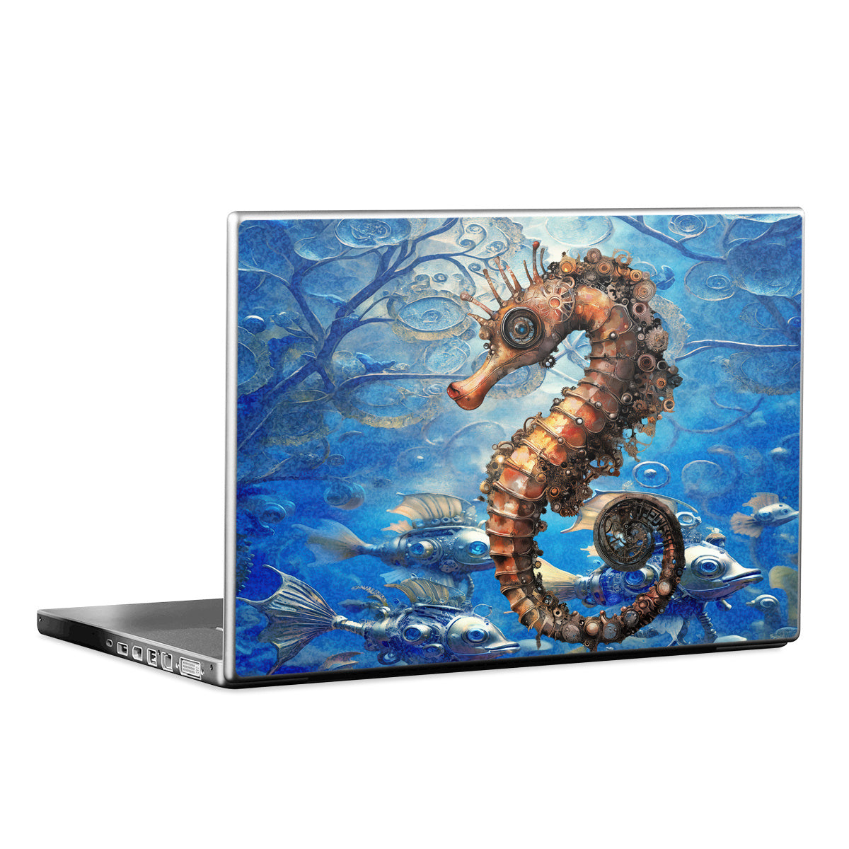 Steampunk Seahorse - Laptop Lid Skin