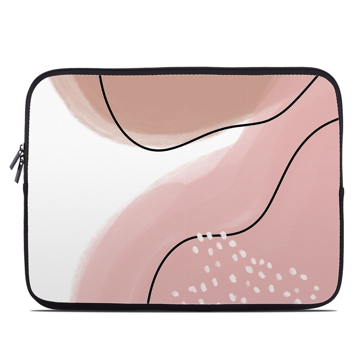 Abstract Pink and Brown - Laptop Sleeve
