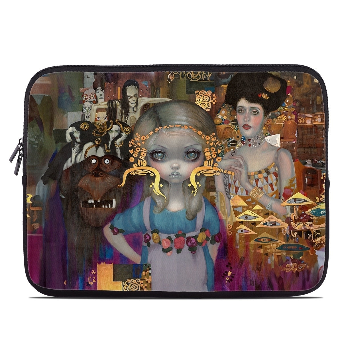 Alice in a Klimt Dream - Laptop Sleeve