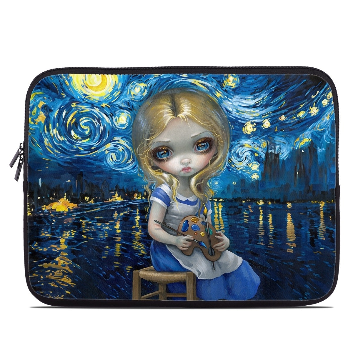 Alice in a Van Gogh - Laptop Sleeve