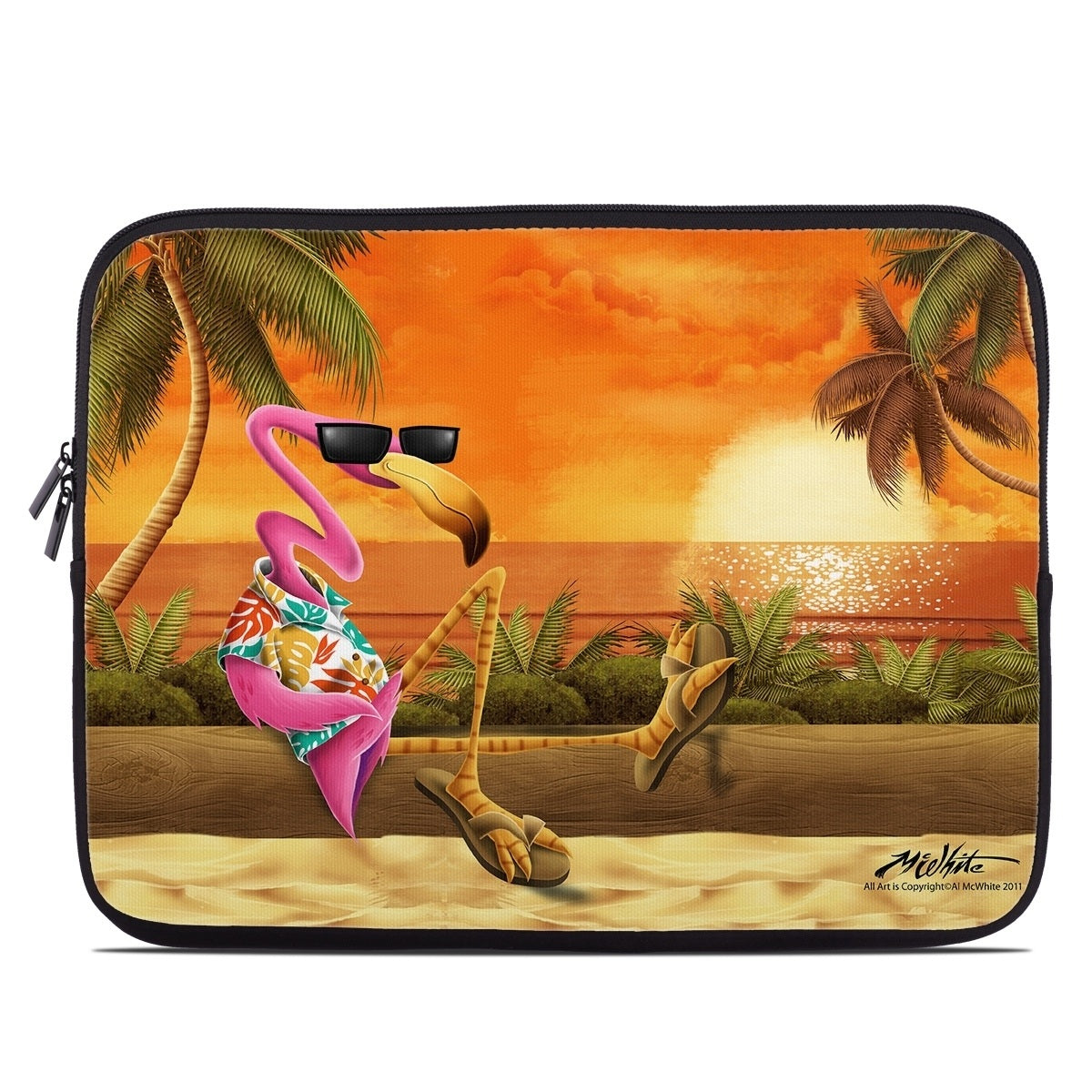 Sunset Flamingo - Laptop Sleeve