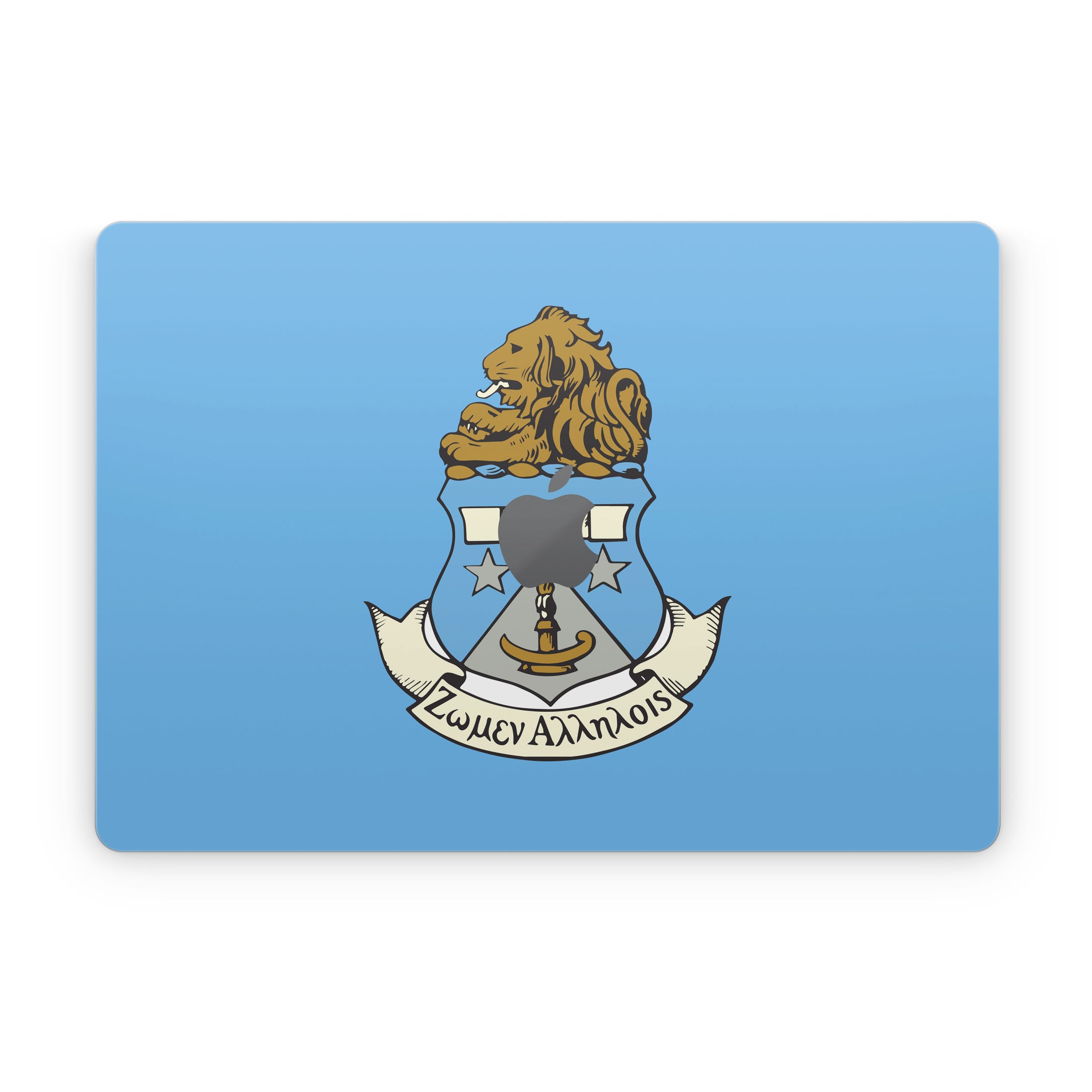 Alpha Delta Pi Crest Adelphean Blue - Apple MacBook Skin