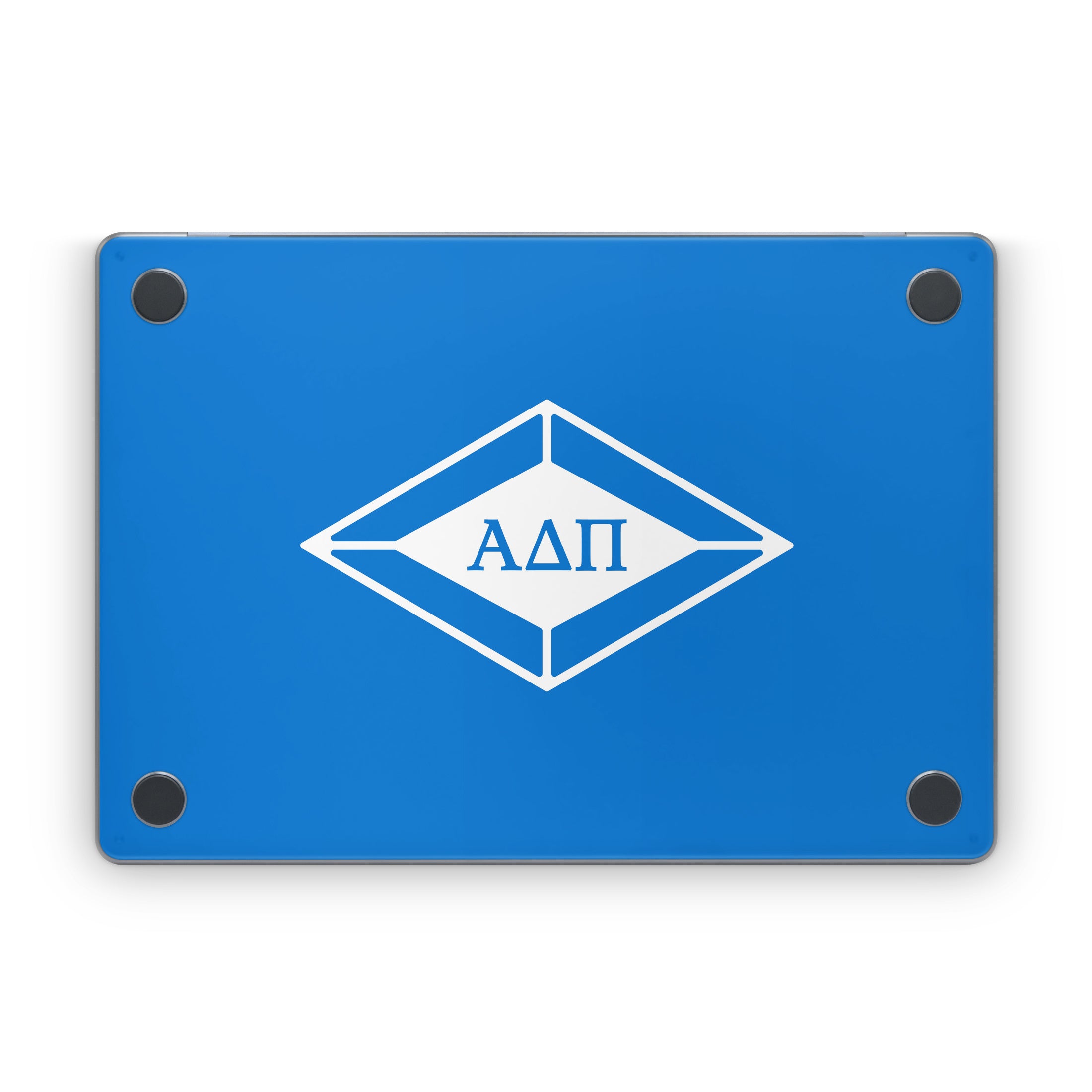 Alpha Delta Pi Diamond Letters Azure - Apple MacBook Skin