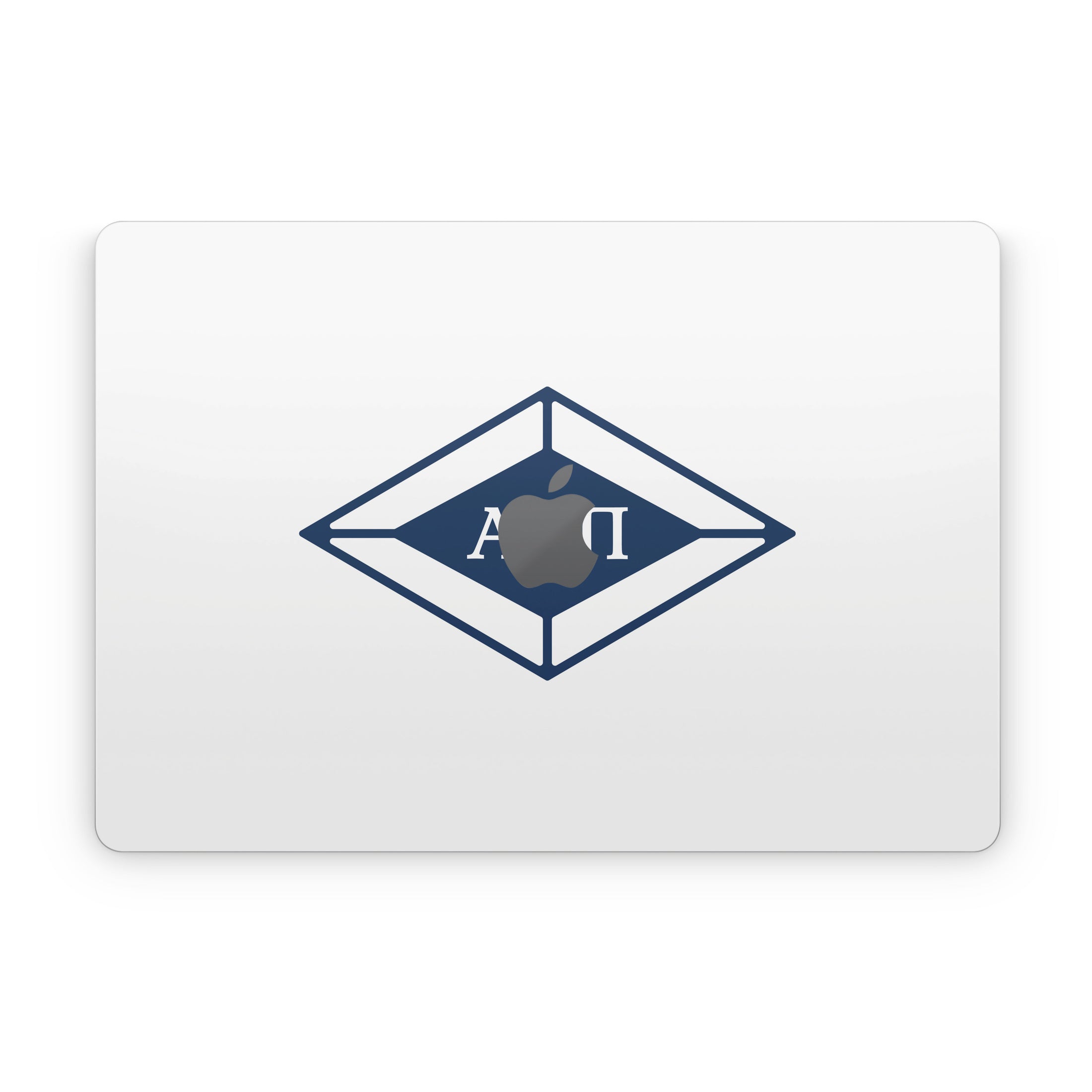 Alpha Delta Pi Diamond Letters White - Apple MacBook Skin