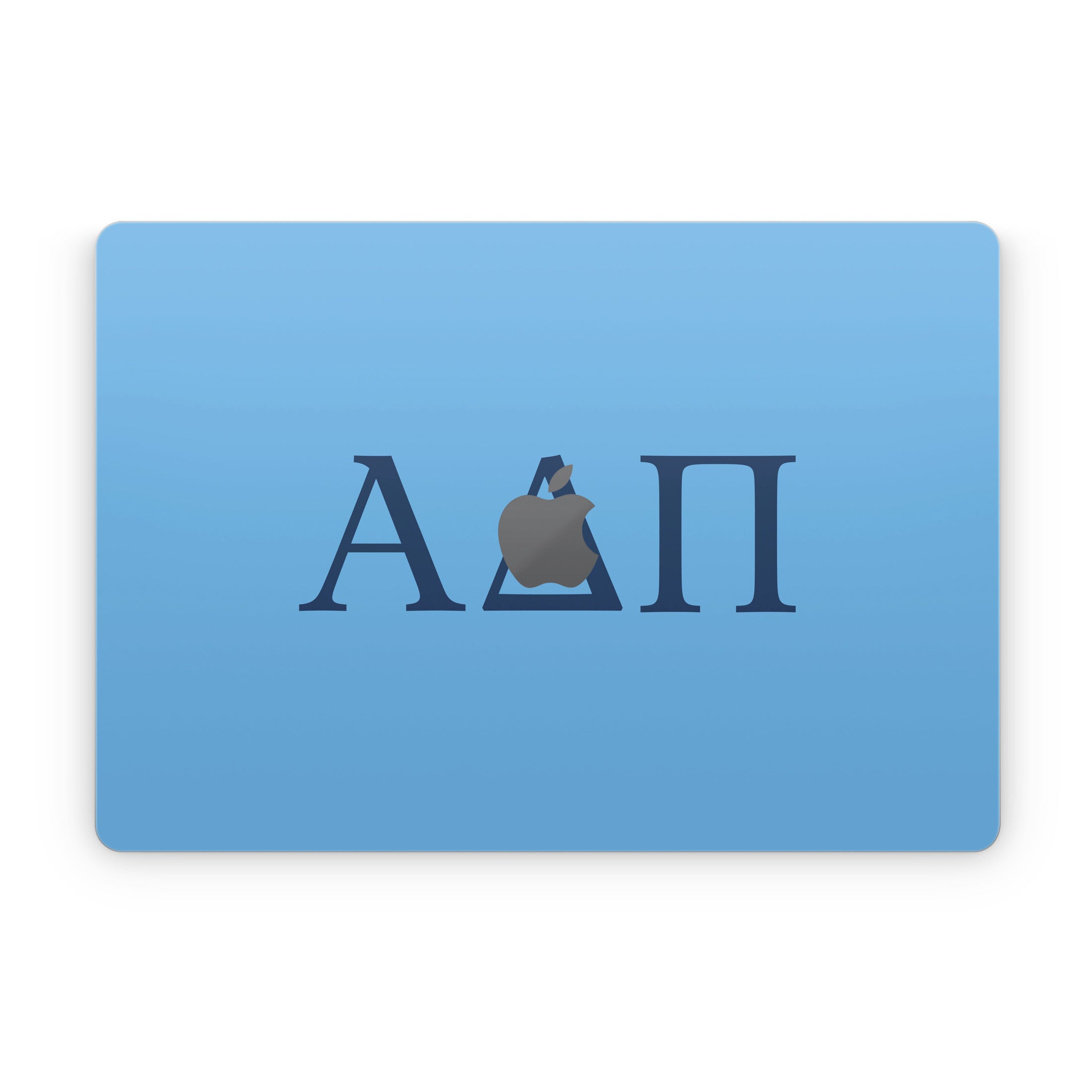 Alpha Delta Pi Greek Letters Adelphean Blue - Apple MacBook Skin