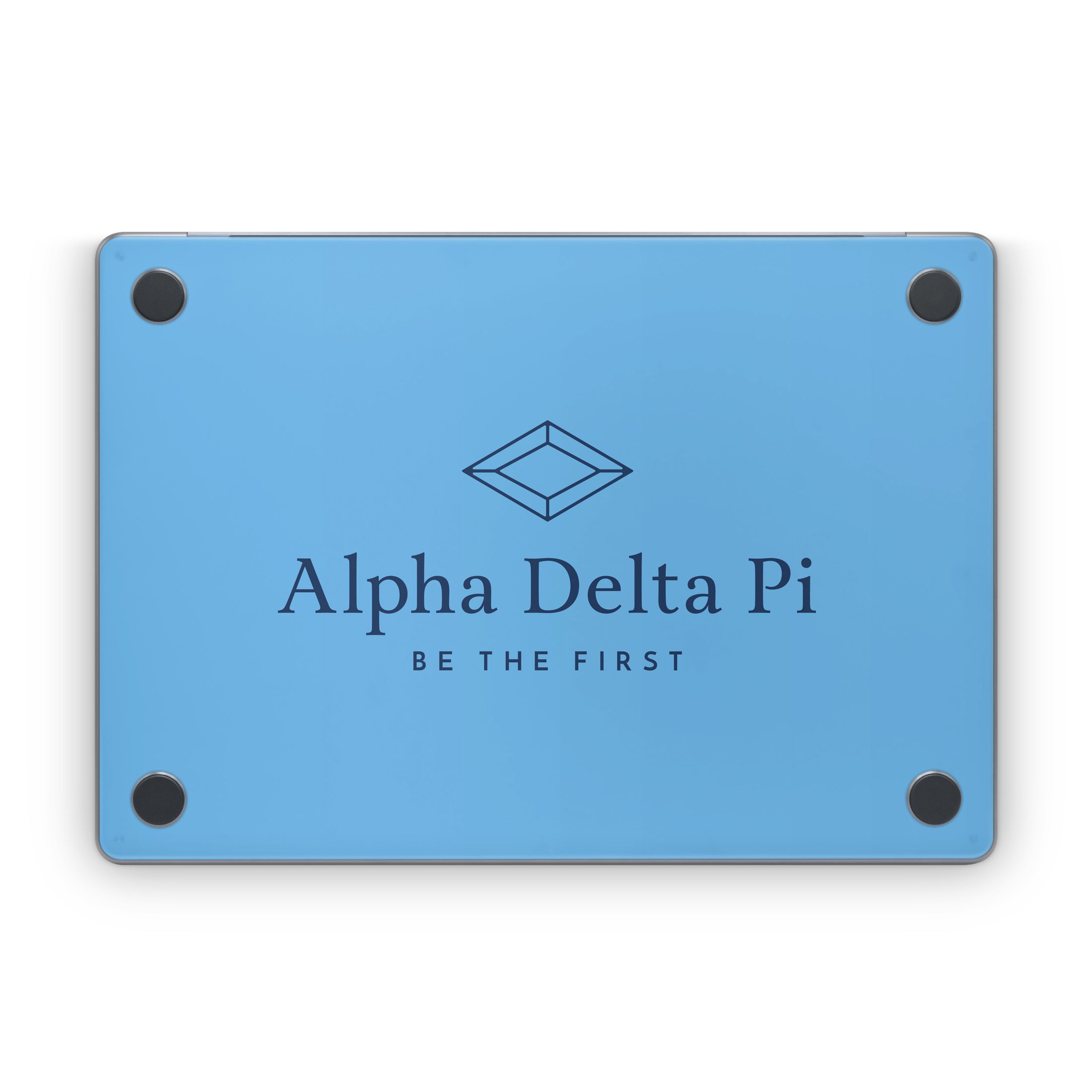Alpha Delta Pi Primary Logo Adelphean Blue - Apple MacBook Skin