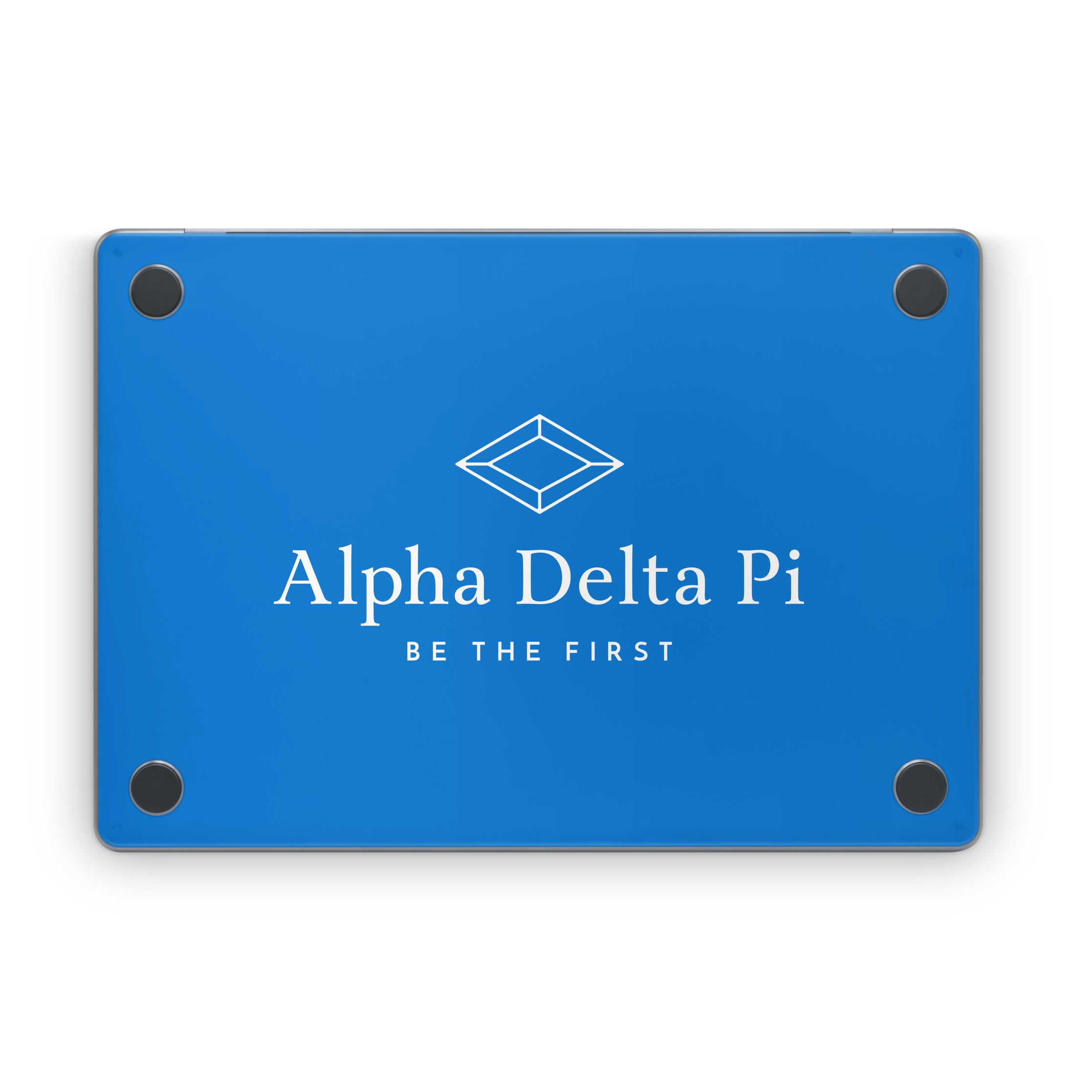 Alpha Delta Pi Primary Logo Azure - Apple MacBook Skin