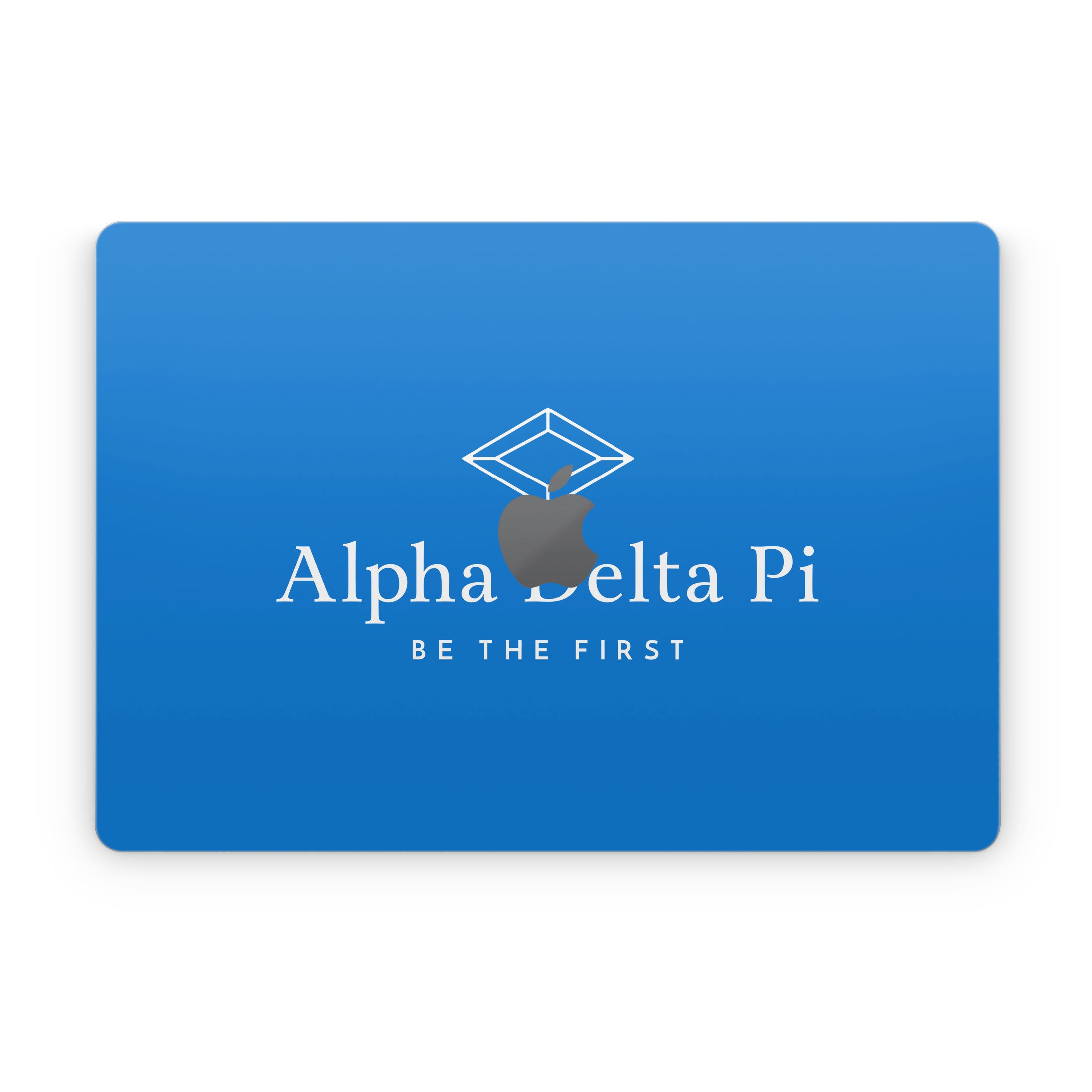 Alpha Delta Pi Primary Logo Azure - Apple MacBook Skin