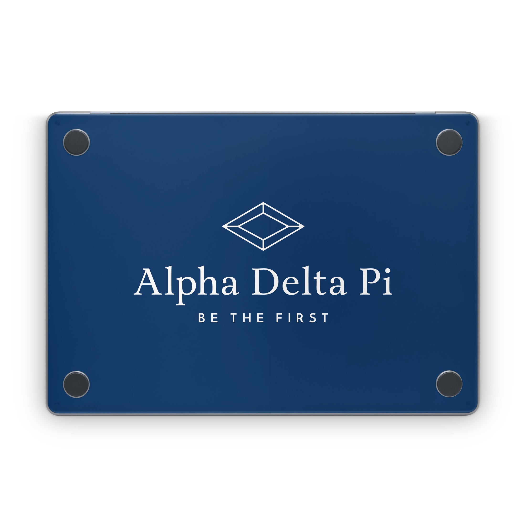Alpha Delta Pi Primary Logo Midnight - Apple MacBook Skin